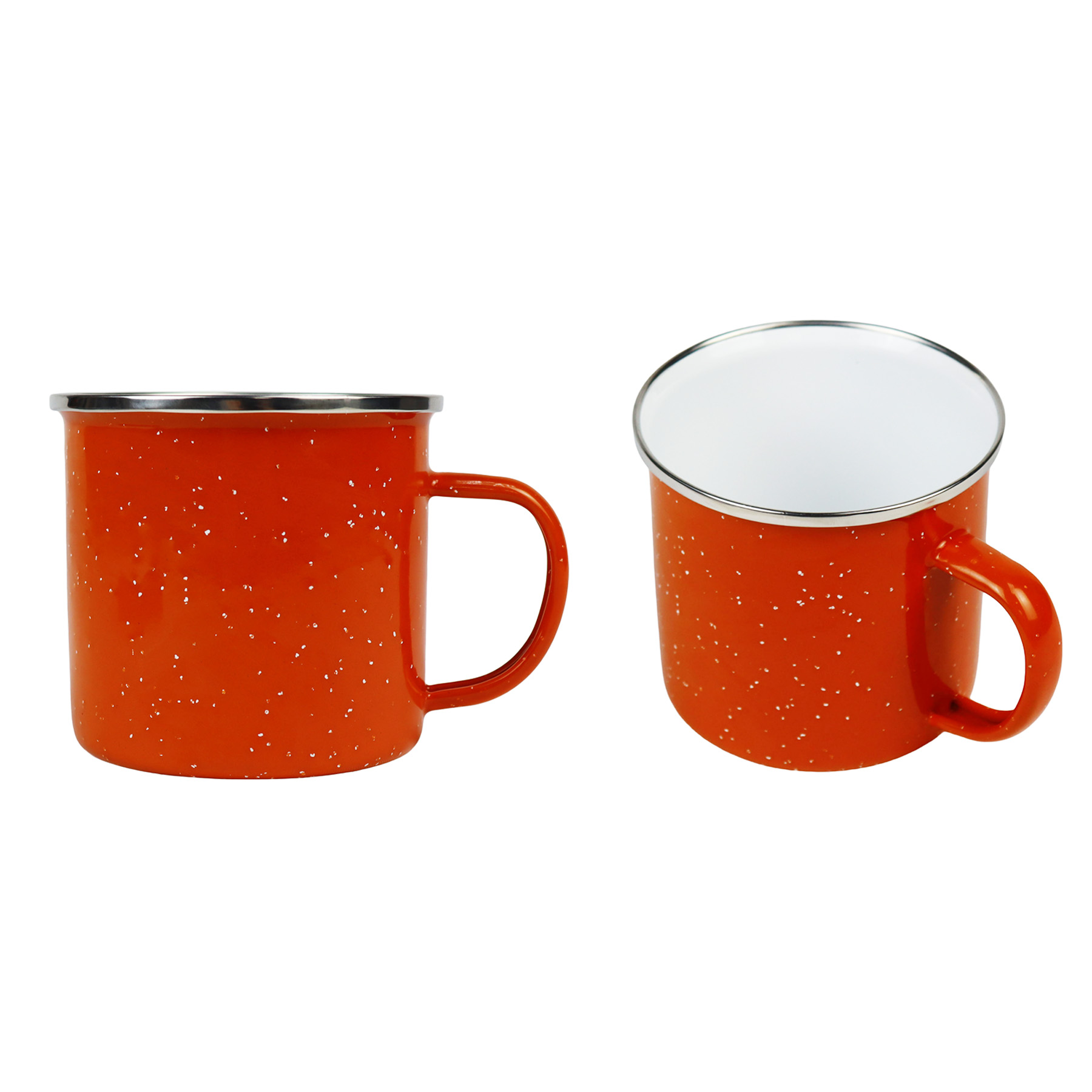 16 Oz. Enamel Mug with Stainless Steel Rim 7