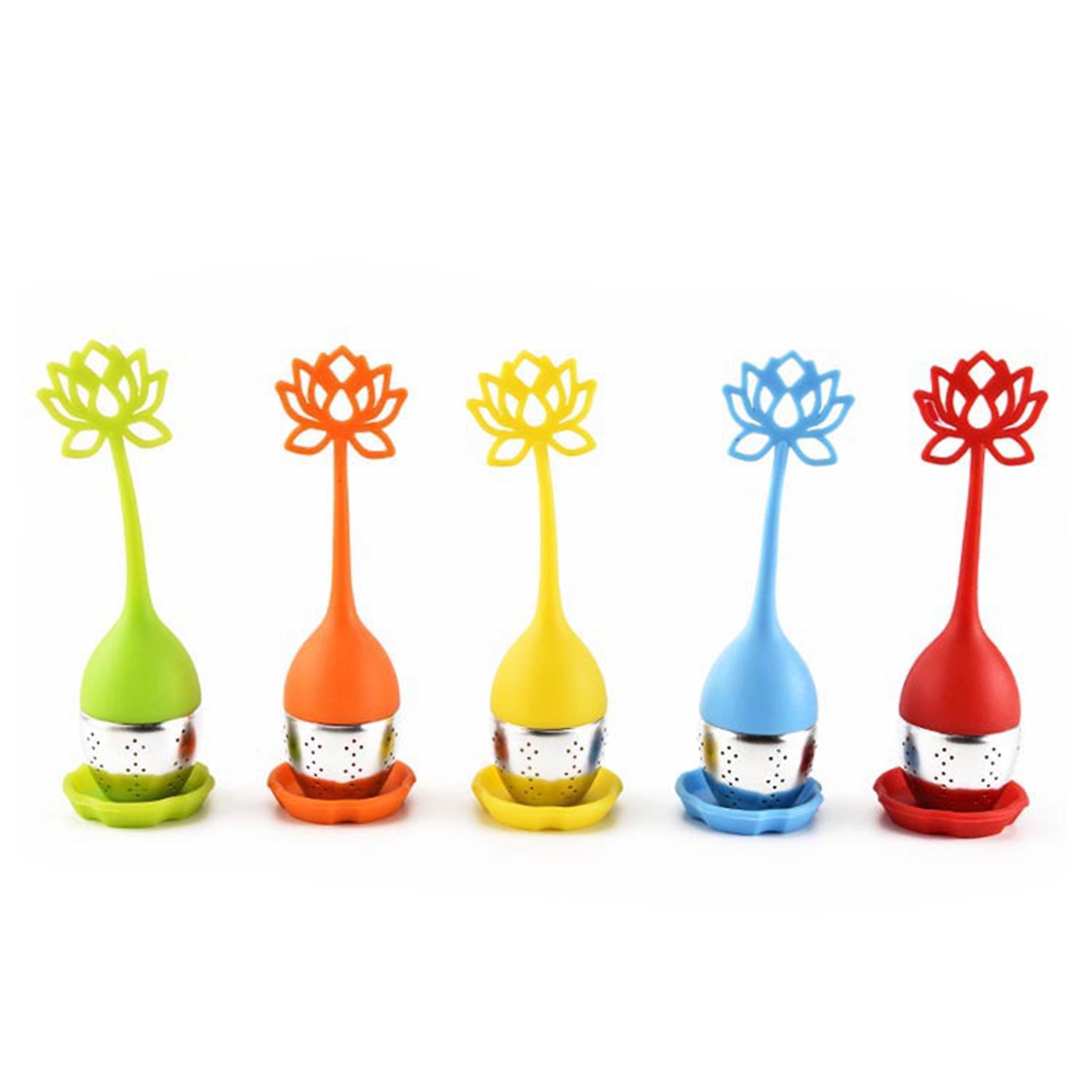 Flower Shape Silicone Tea Infuser 3