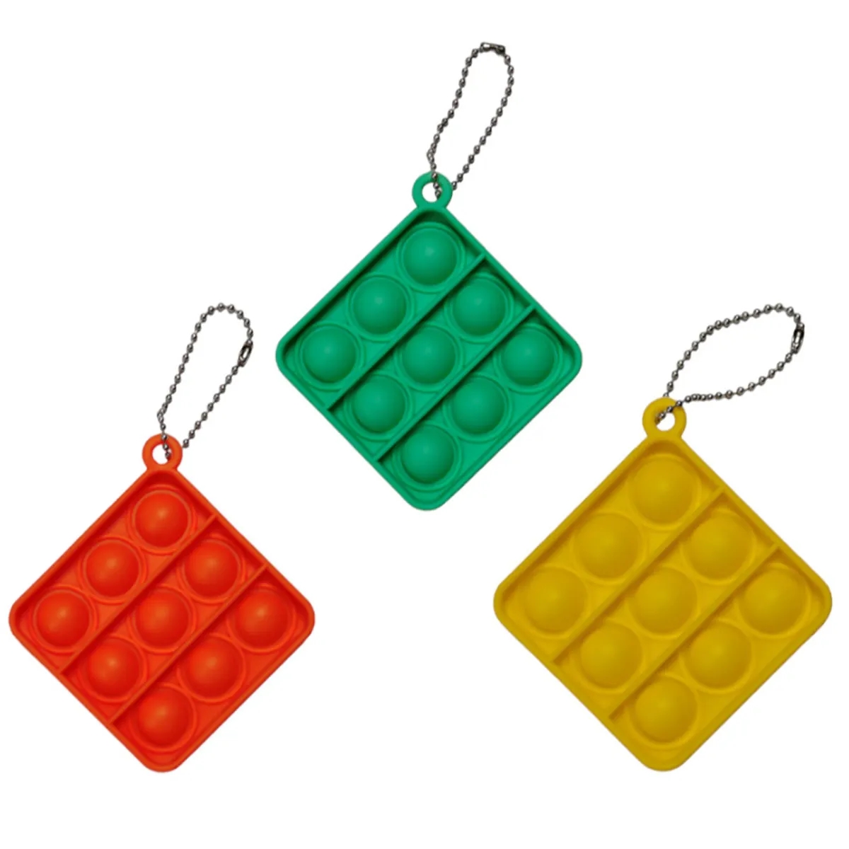 Mini Fidget Release Stress Pop Toys Lovely Bags Keychain 2