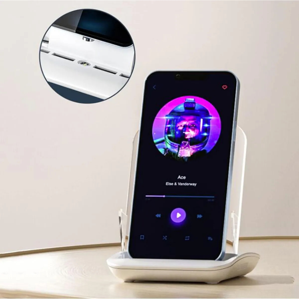 Magnetic Flash Amplification Wireless Phone Charger Holder 7