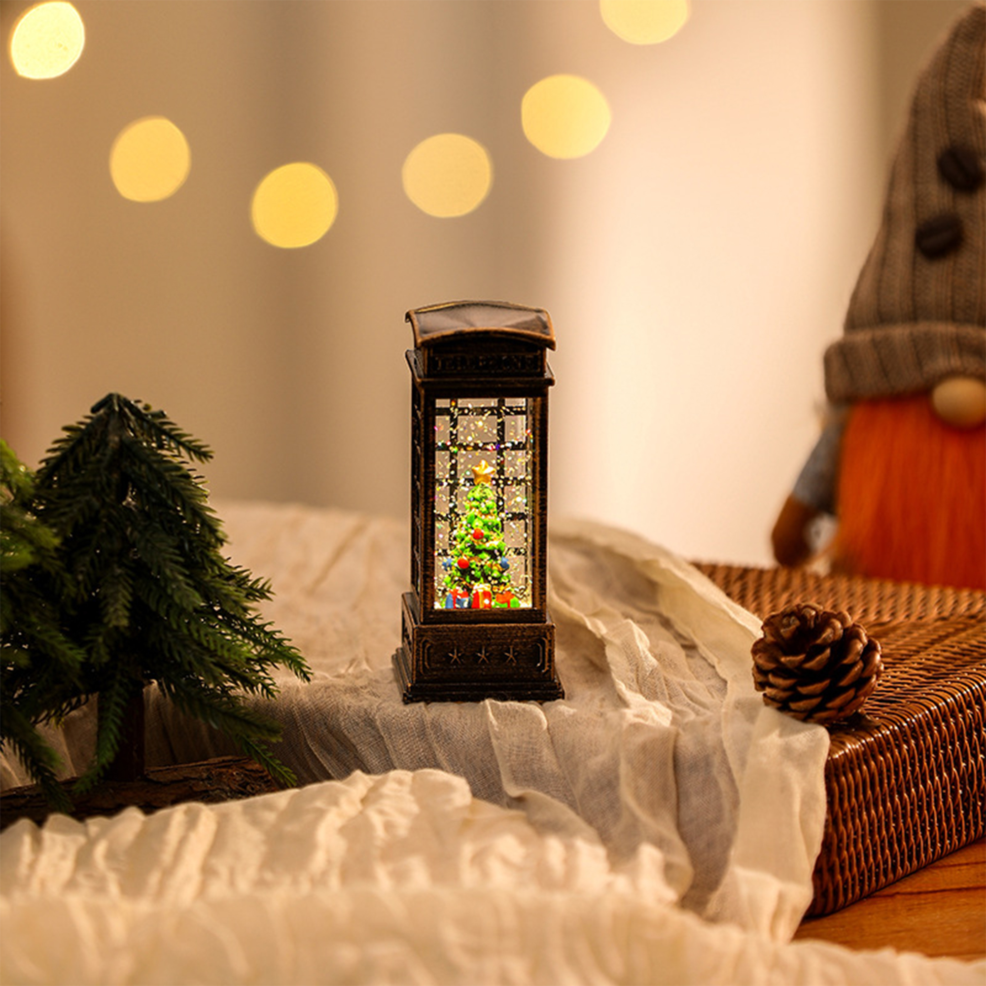 Christmas LED Water-Filled Decorative Lantern 3