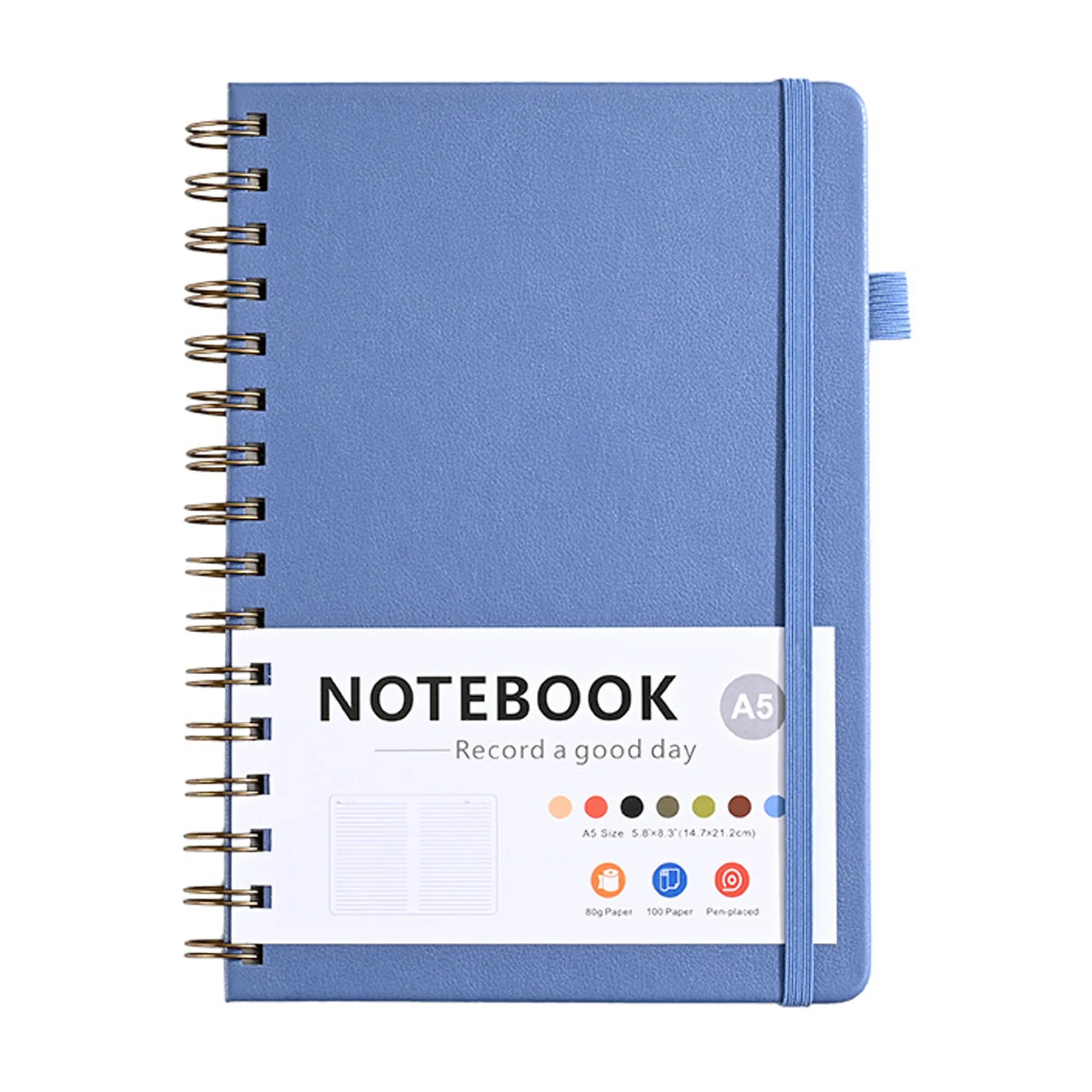 Compact A5 Spiral Notebook for School and Office 1