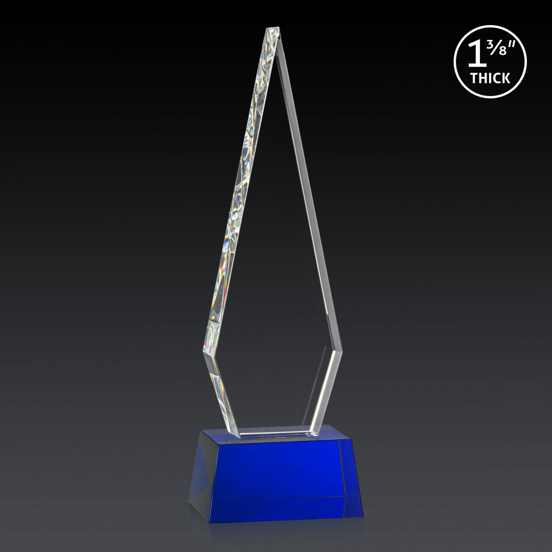 Springfield 3D Award on Robson Base - Blue 16