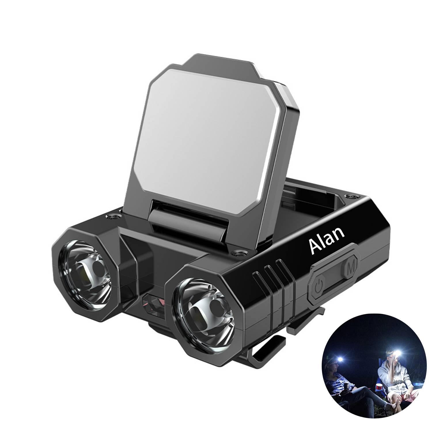 Hat clip light sensor headlight 2