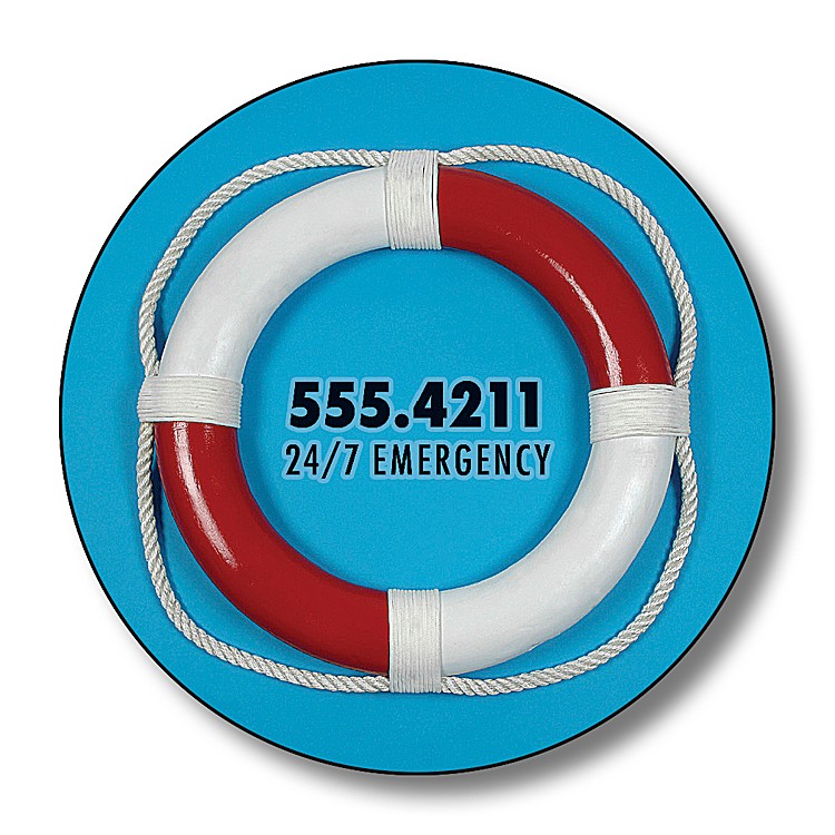 Magnet - 1.5 Inch Diameter Circle - 25 mil. 3