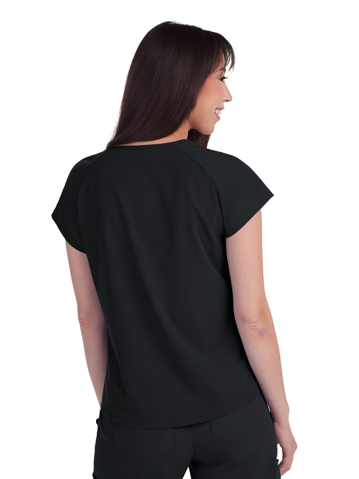 koi - Planet koi - Women's One-Pocket Heart-Shaped Neckline Eco-Friendly Kailani Top 16