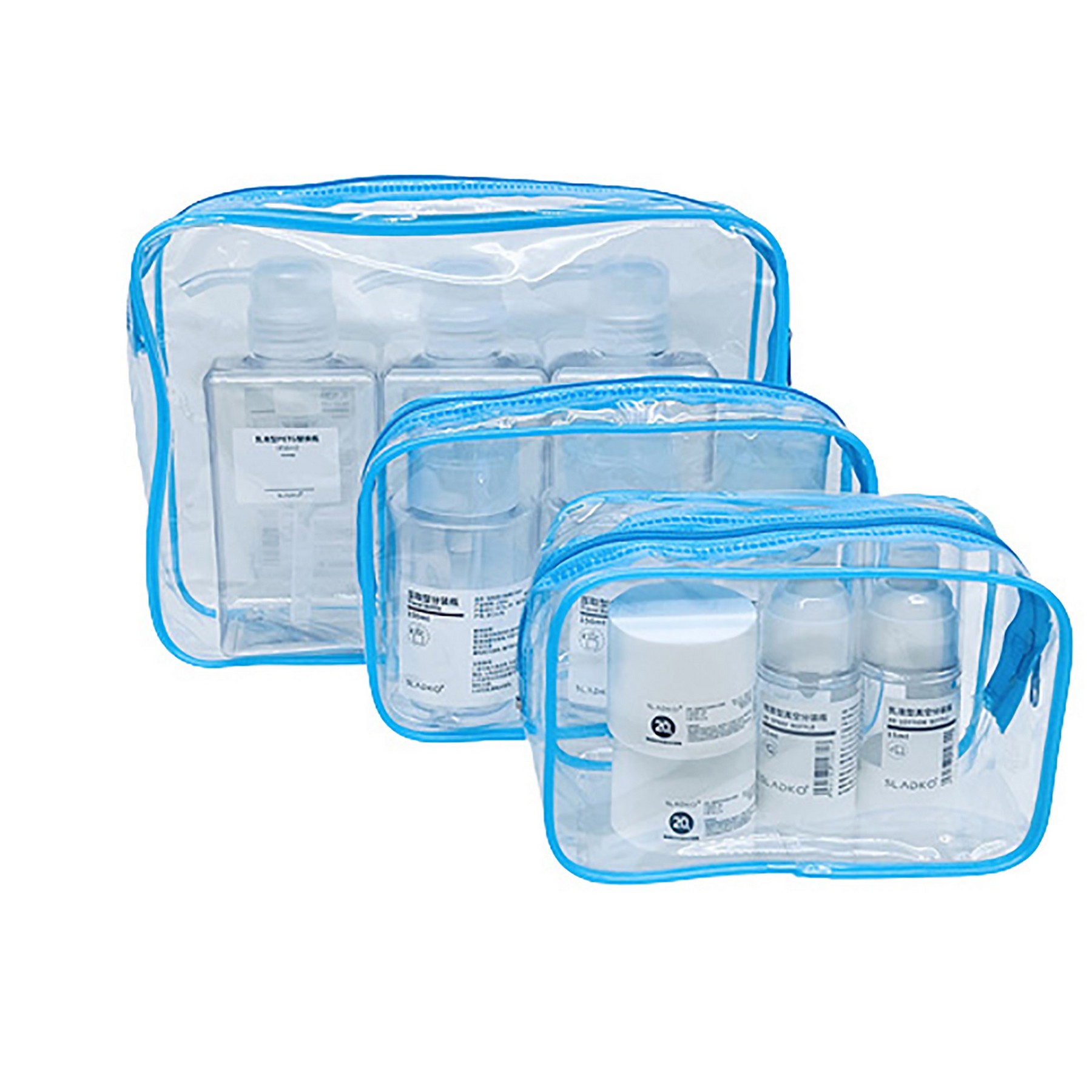Transparent Waterproof Cosmetic Toiletry Bag 3