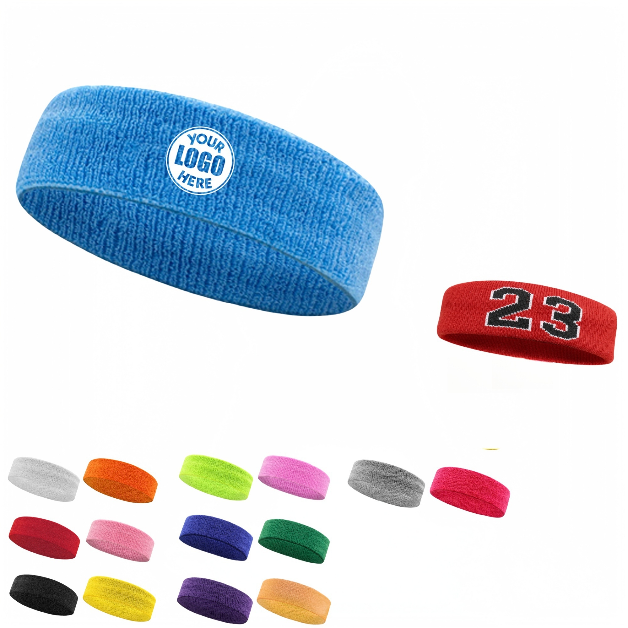 Moisture Wicking Workout Headband 17