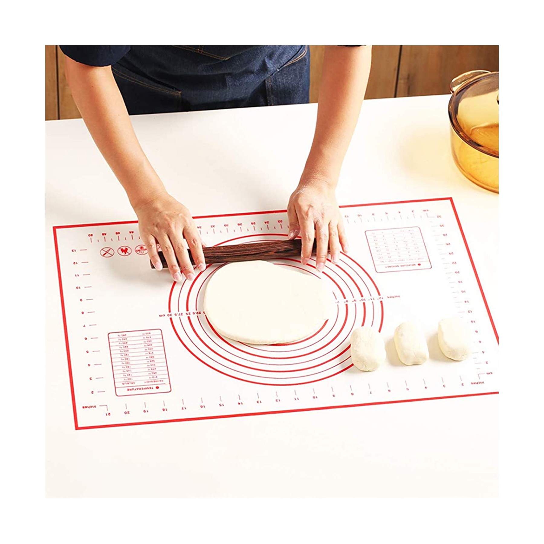 Silicone Baking Mats with Measurement 2