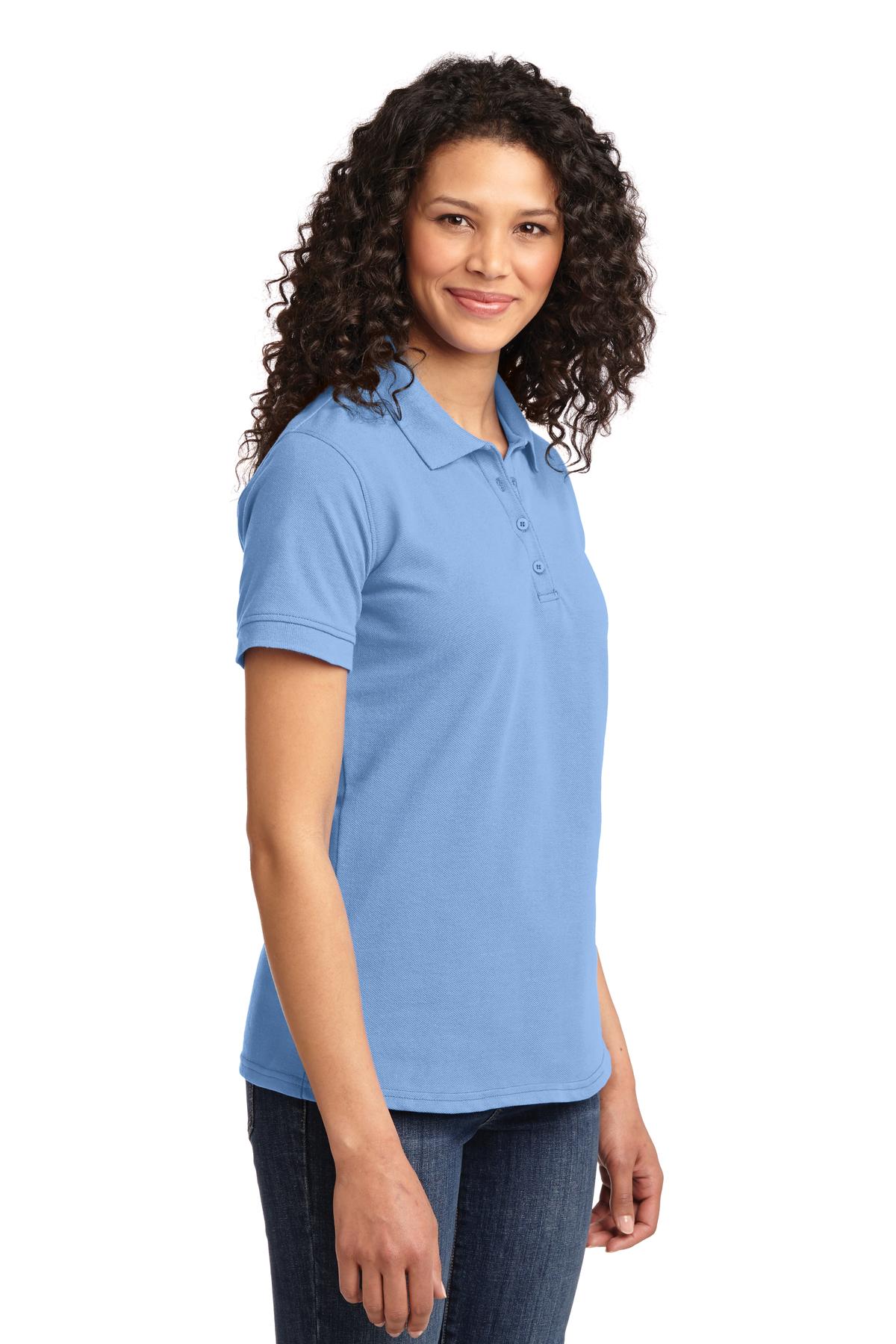 Port & Co Women's Core Blend Pique Polo. LKP155 61