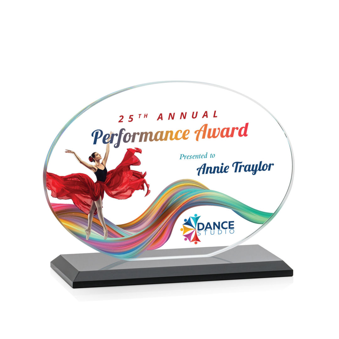 Austin (Horiz) VividPrint™ Award - Black 7