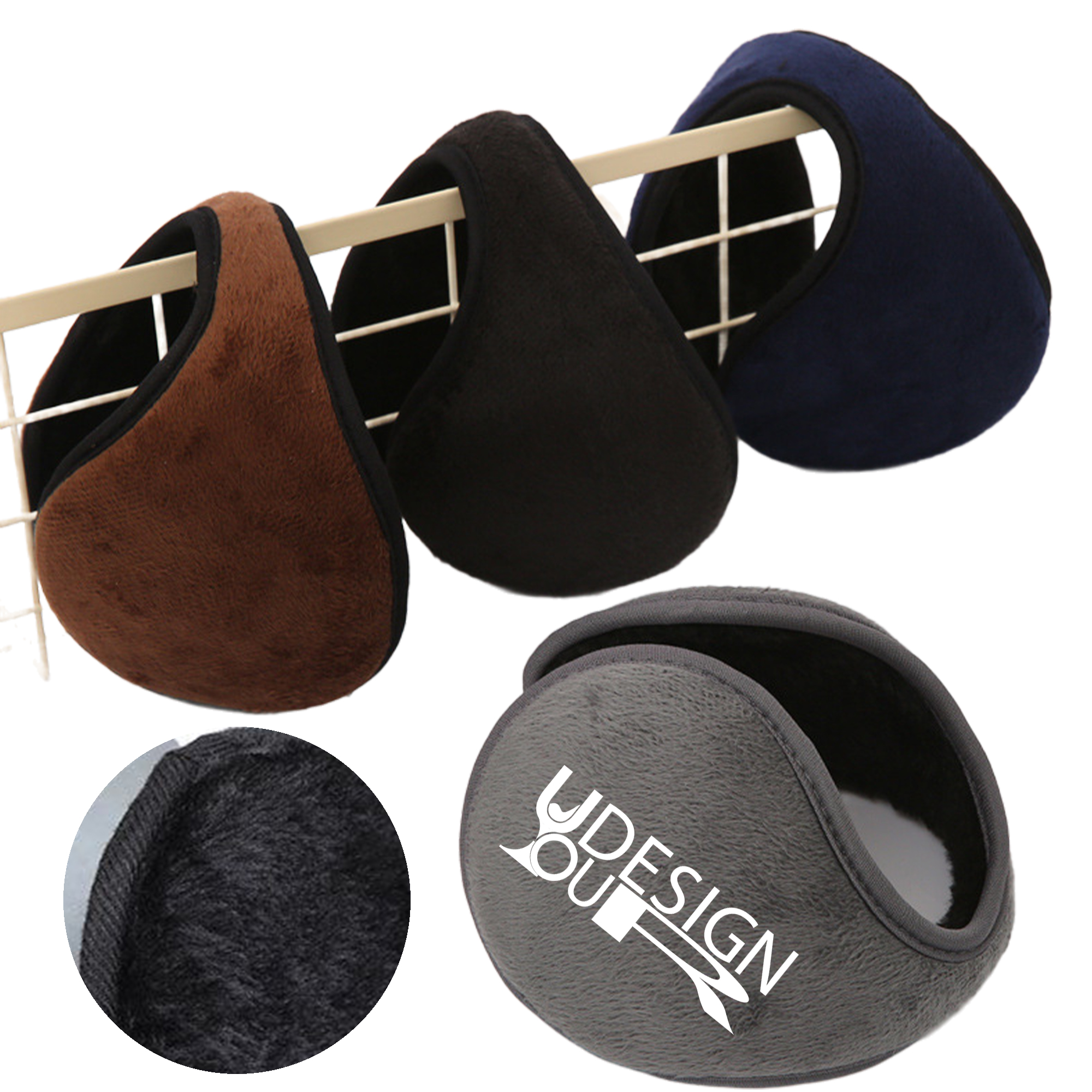 Unisex Winter Ear Warmers with Soft Fleece Lining 2