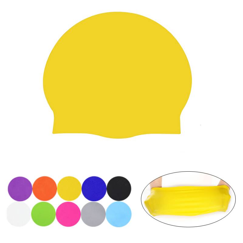 Soft Silicone Swimming Caps For Adult 2