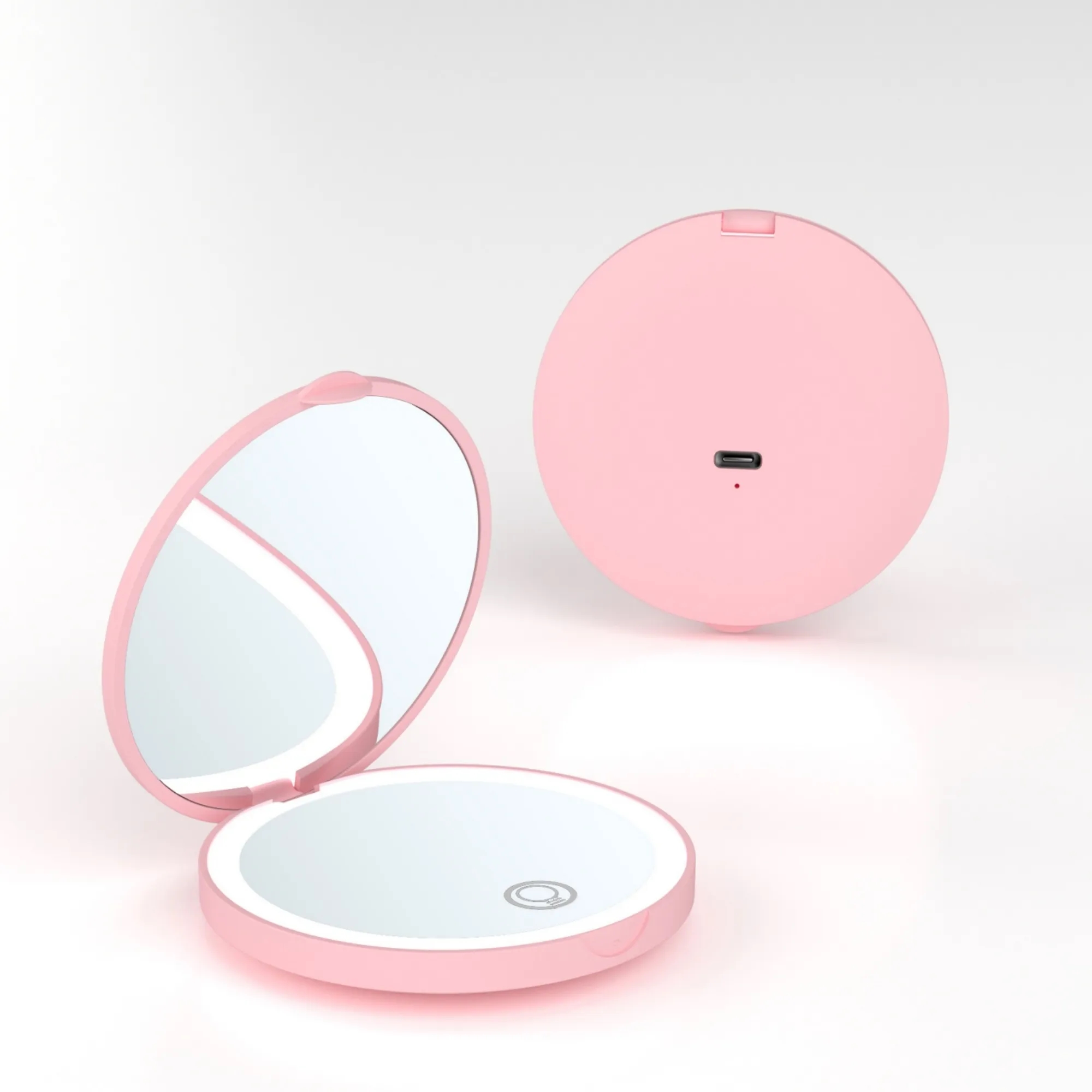 Magnification LED Pocket Mirror with USB Data Cable 4