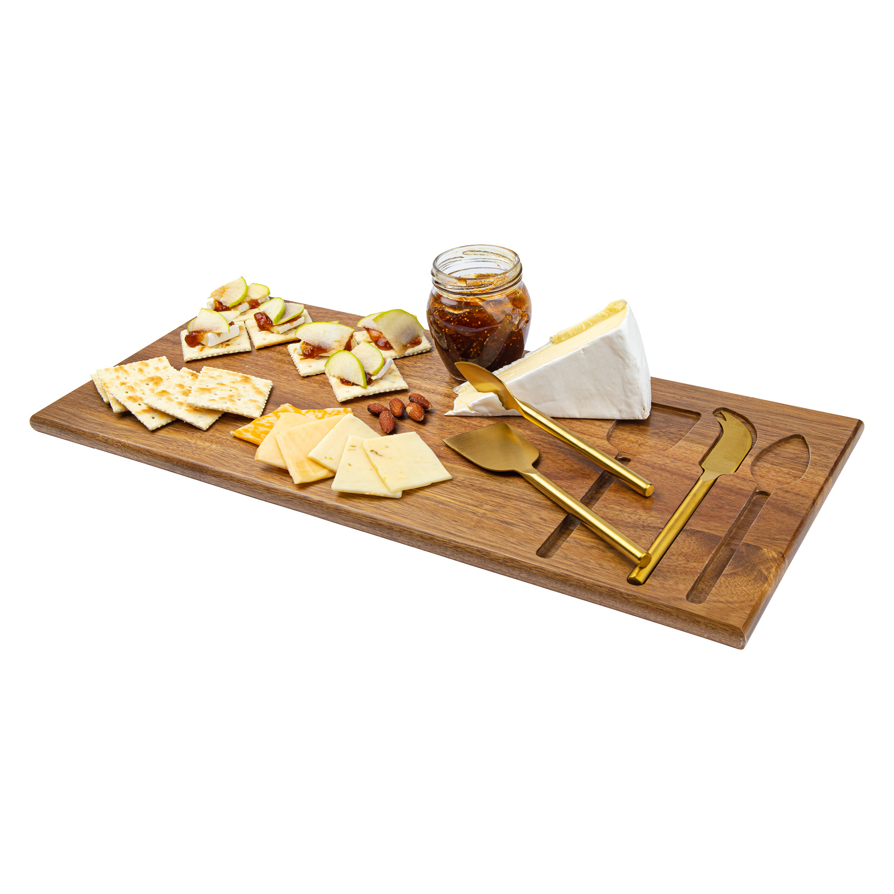 Wright 4-Piece Acacia Wood Serving Set 5