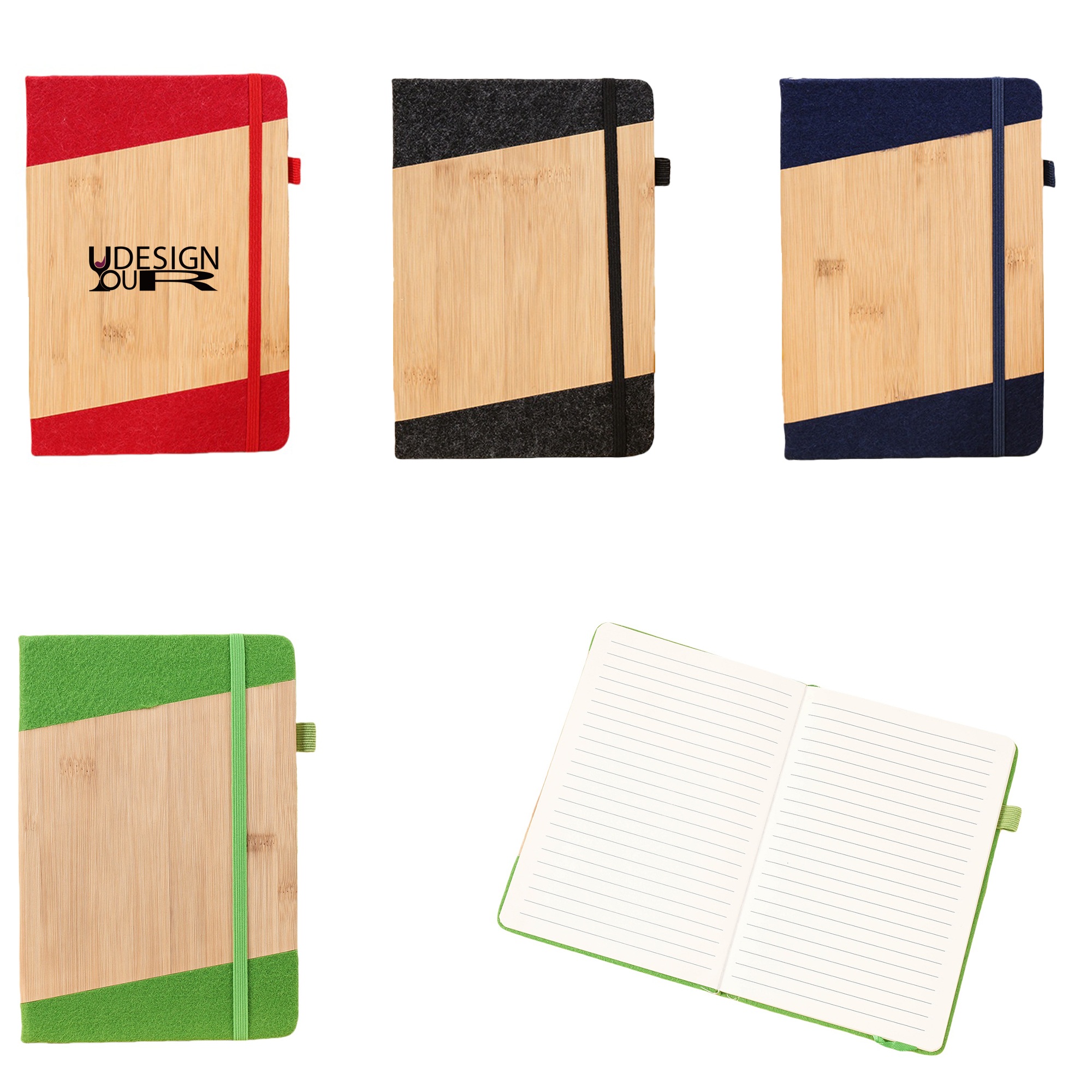 Bamboo Covered Notebook 3