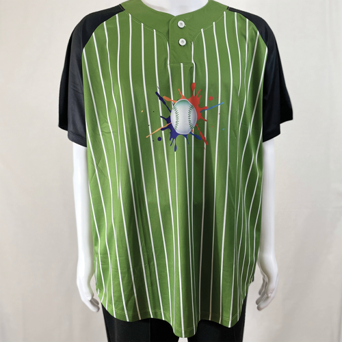 Men's & Kids' Sublimation 2-Button Baseball Jersey - 200G 6