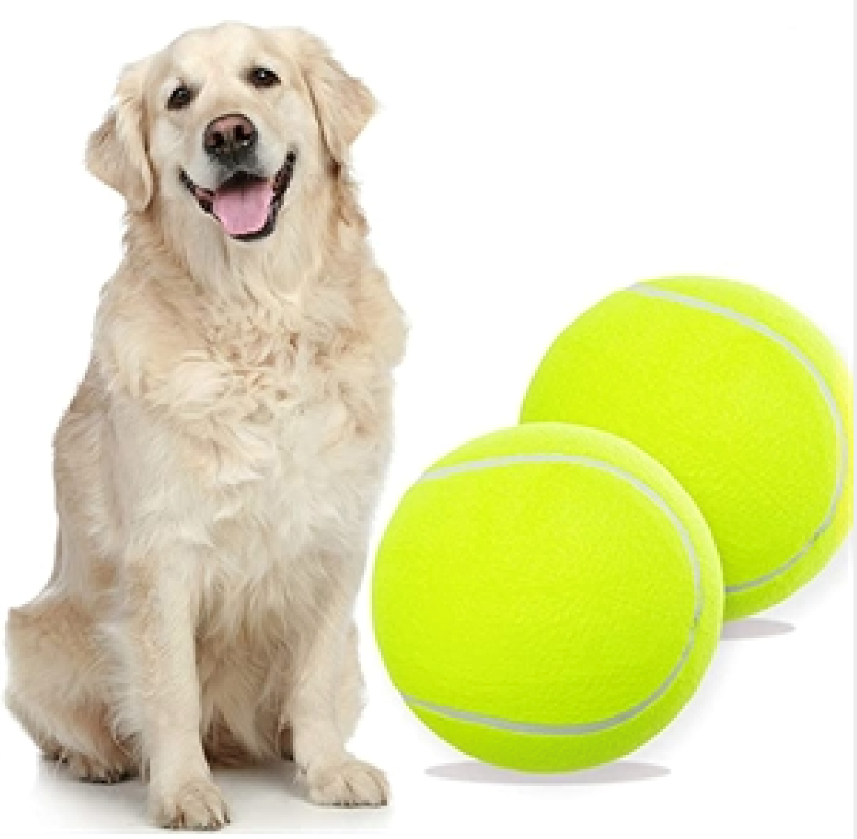 Large Tennis Ball Doggie Puzzle Toys 4