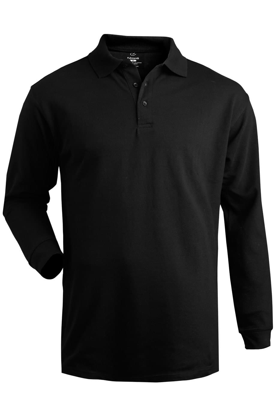 Blended Pique Long Sleeve Polo 2