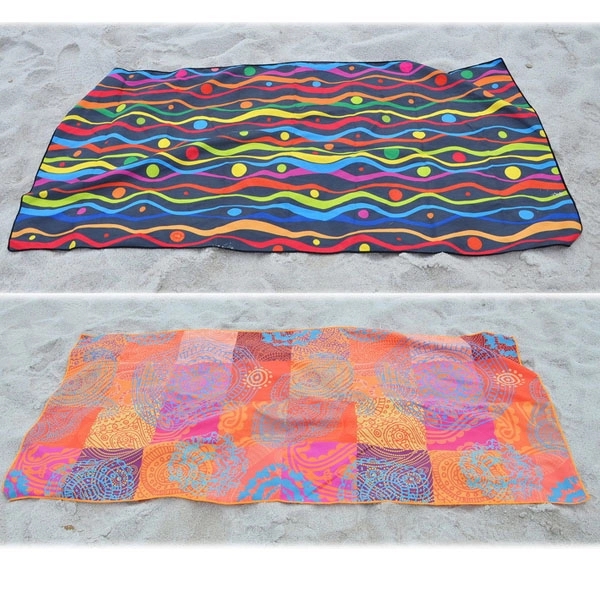 30" x 60" Full Color Sublimation Microfiber Beach Towel 15