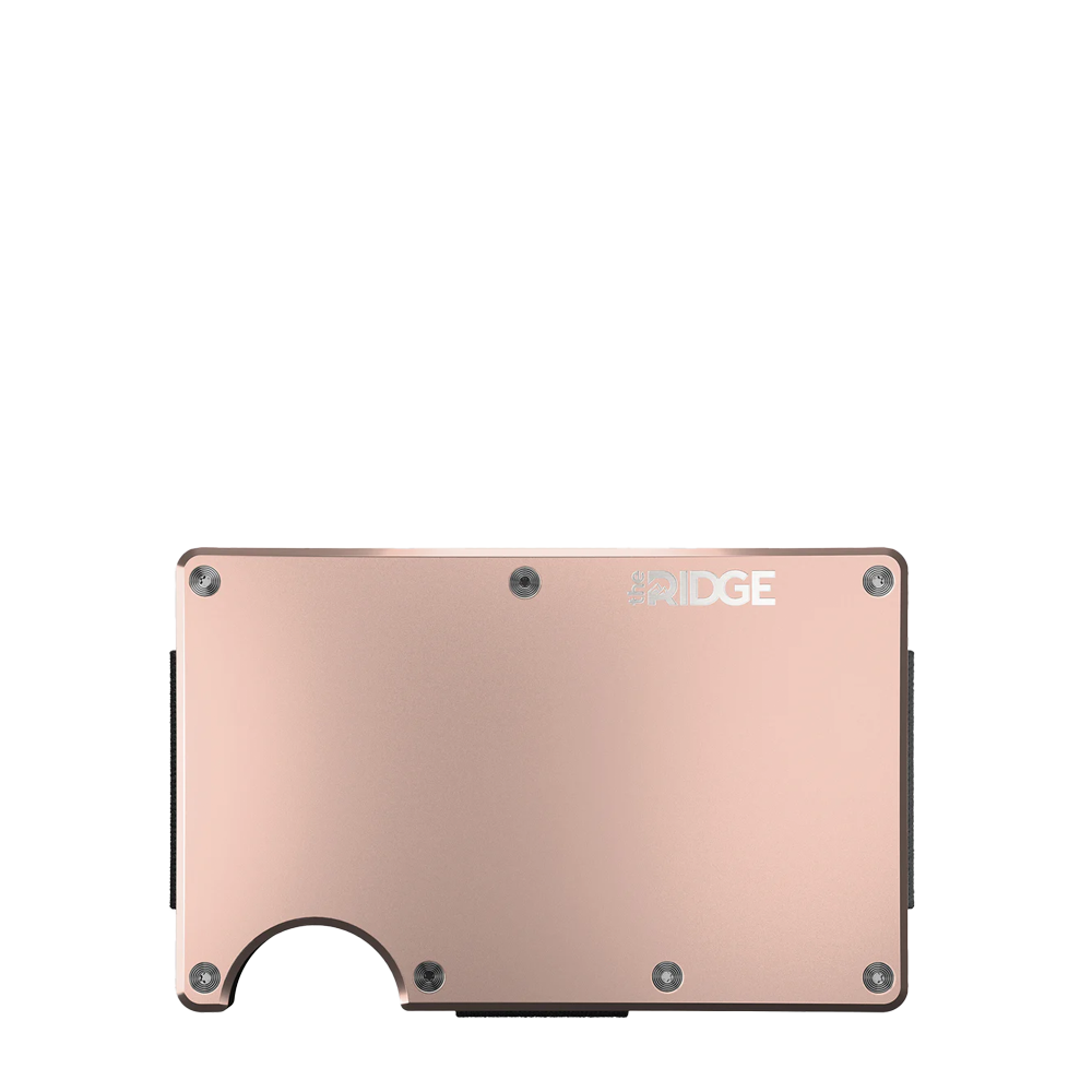 Ridge Wallet Aluminum w/ Cash Strap