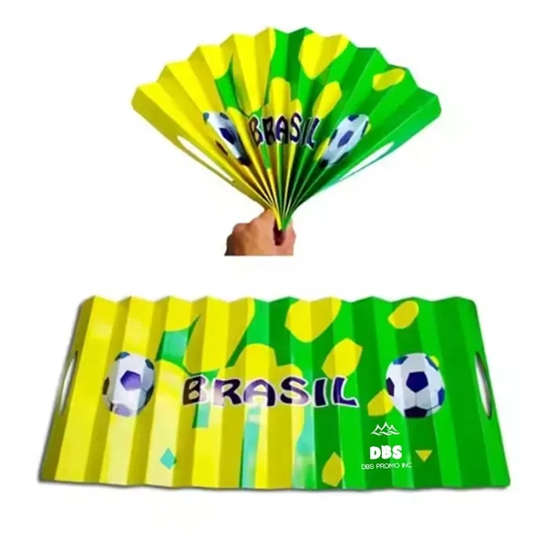 Unique Personalized Foldable Paper Fan Clapper Banner