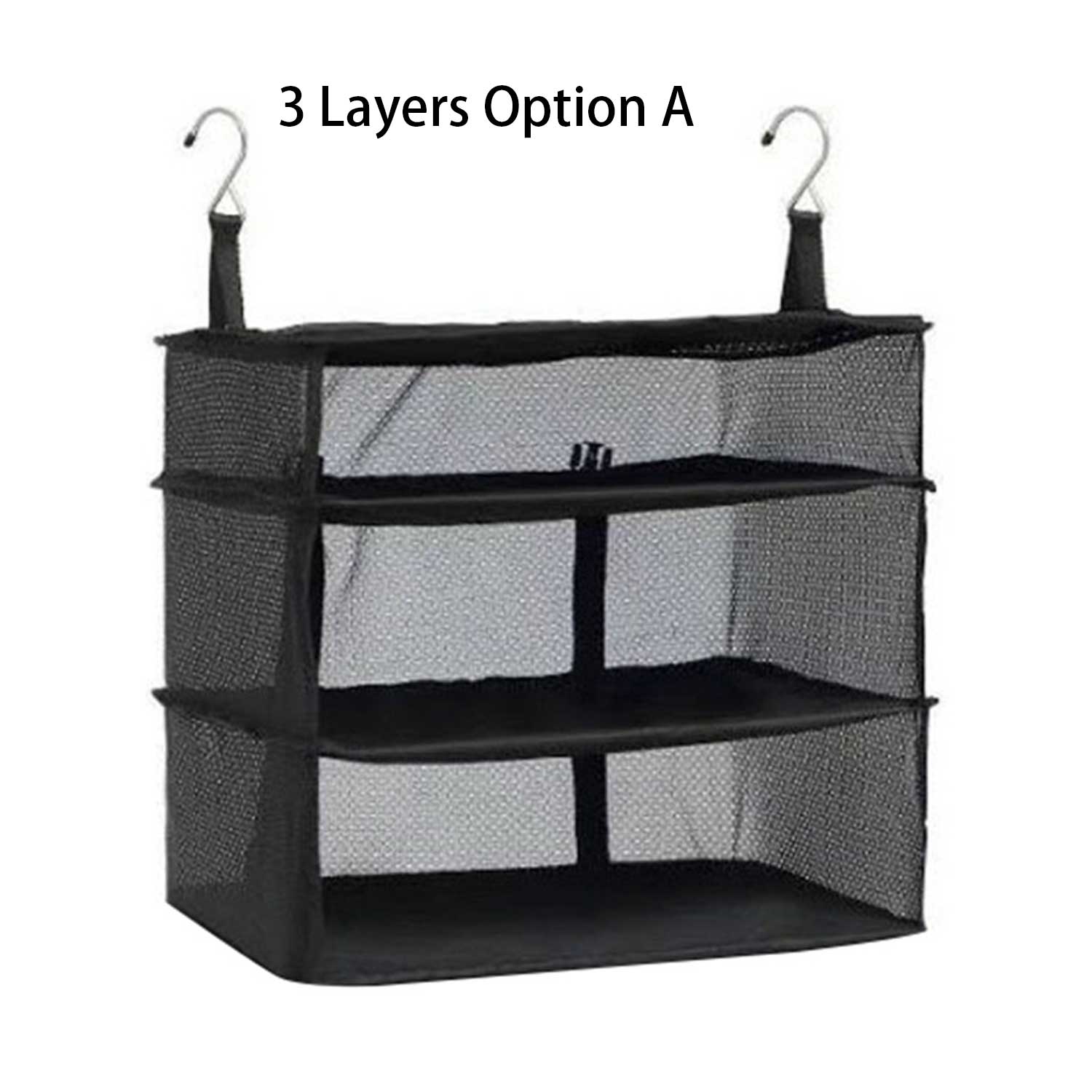 3/5/7-Layer Hanging Organizer - Foldable Mesh Storage Bag 11