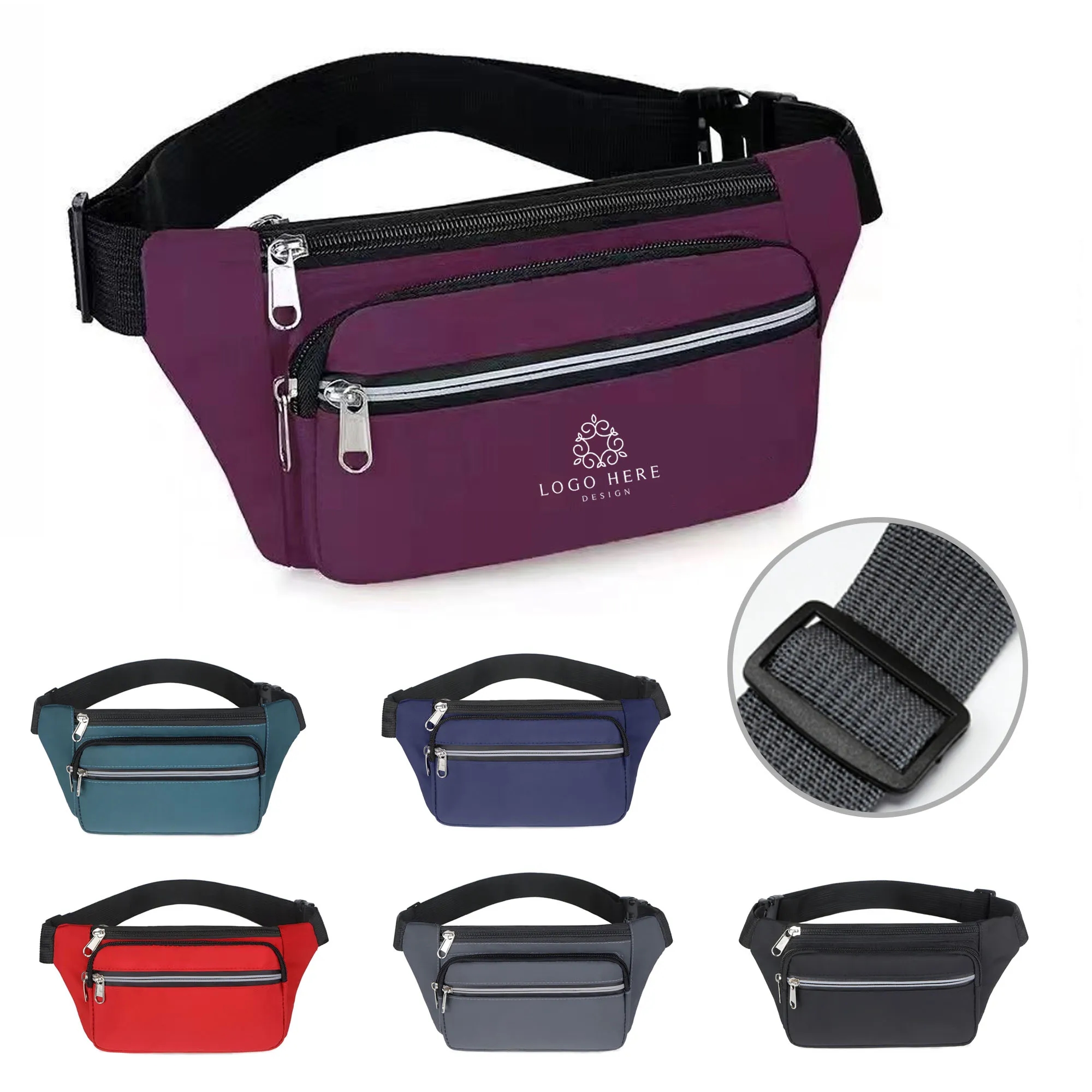 Fanny Pack With Zipper Pockets 5