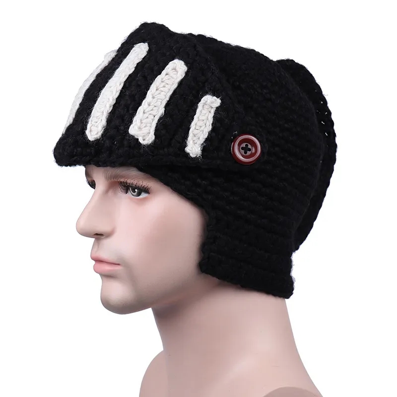Knitted Roman knight hat 7