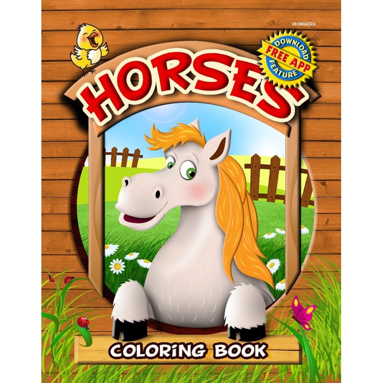 Horses Coloring Books - 96 Pages Free App Download 2