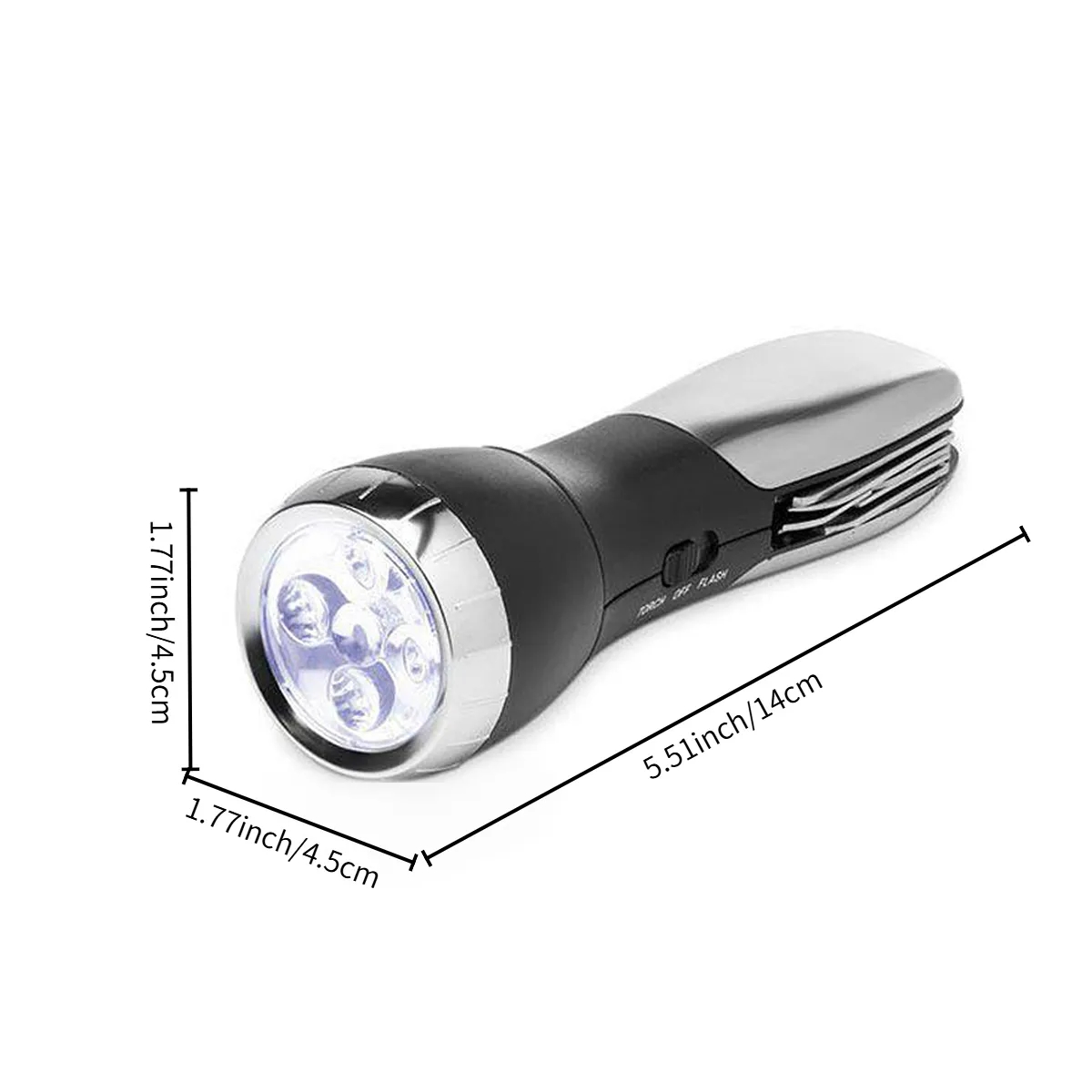 Multi-Function LED Flashlight & Red Light W/ Tool Set 2