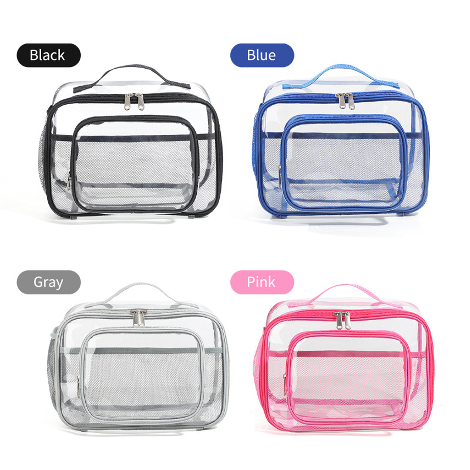 PVC Clear Large Capacity Tote Storage Bag 8