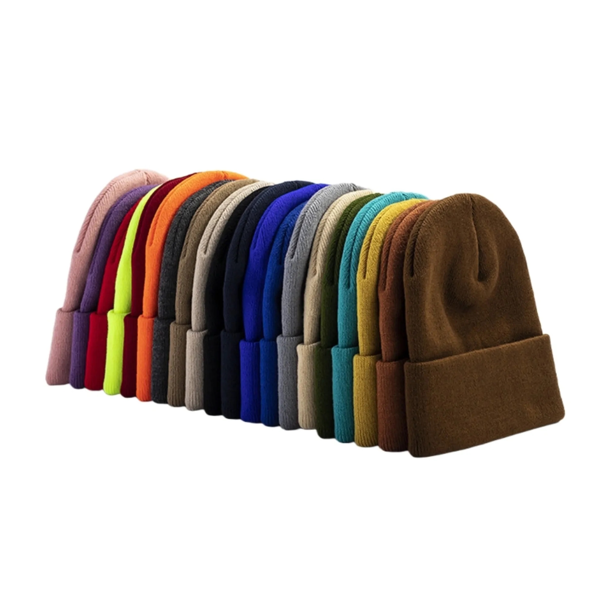 Warm Soft Solid Beanie Knit Hat Winter Hat 7