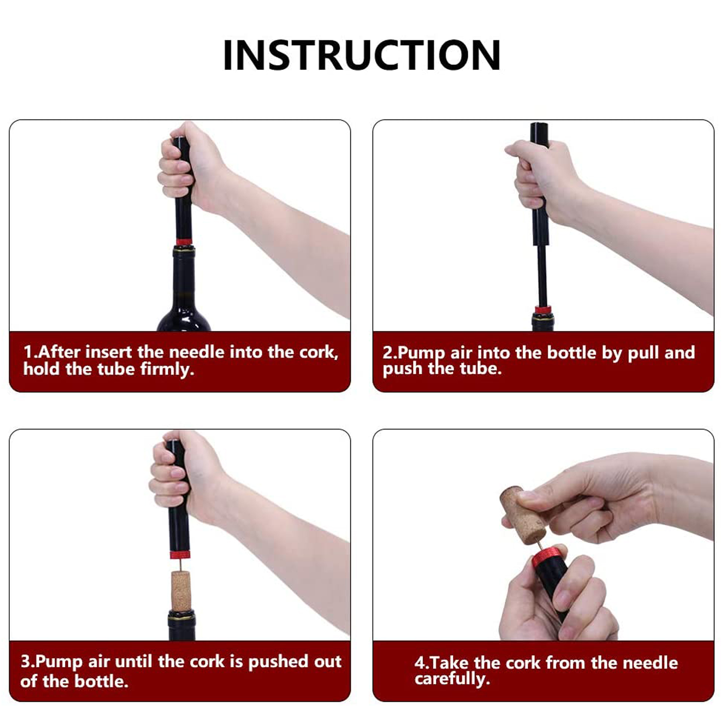 Red Wine Needle Opener 1