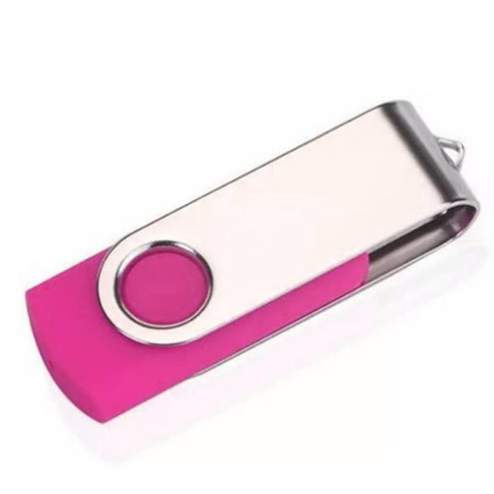 Breast Cancer Awareness 16GB USB 2.0 Swivel Flashdrives 1