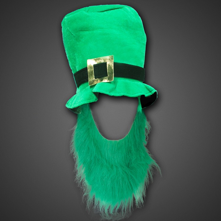 St. Patrick's Top Hat with Beard 1