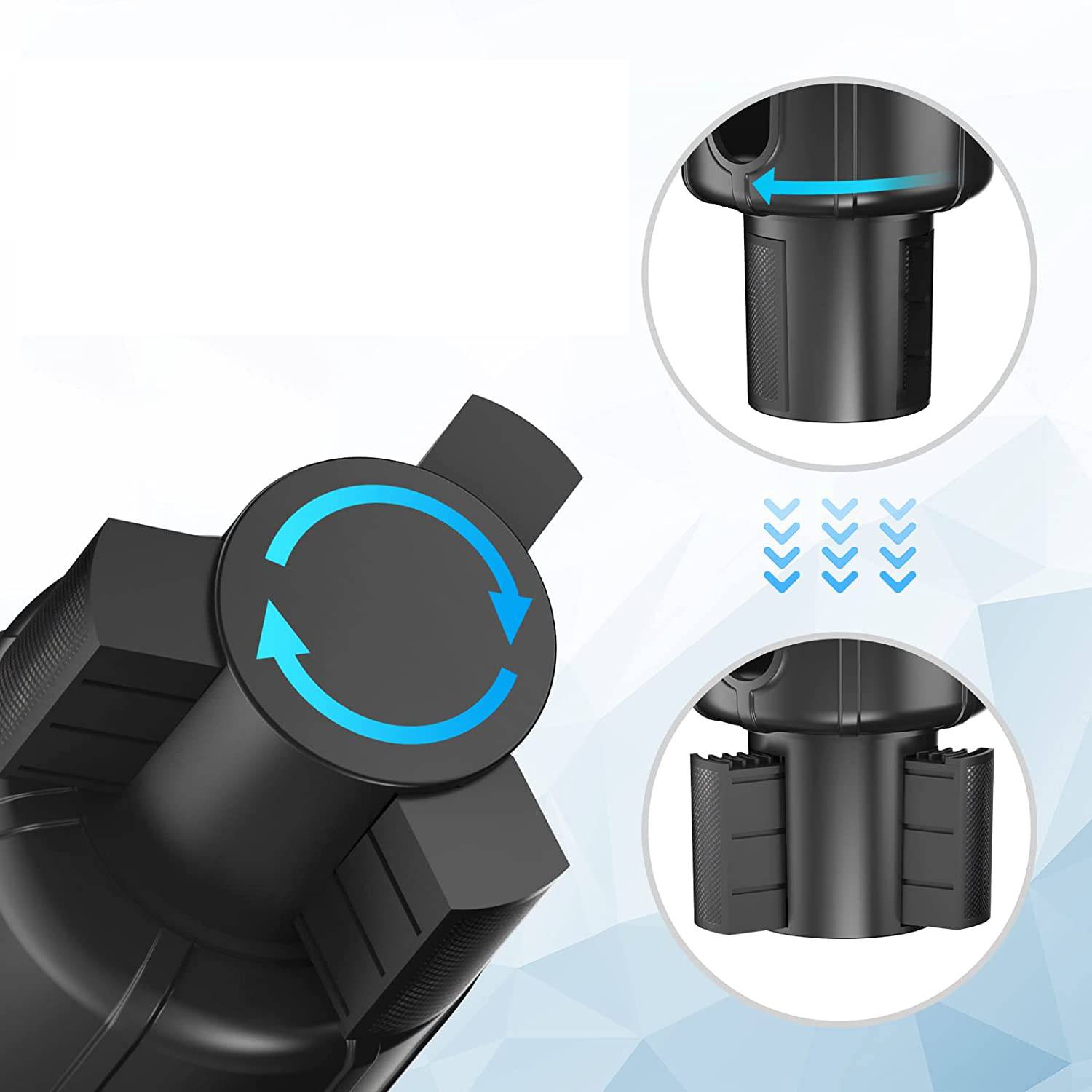 ABS Car Door Cup Holder 2