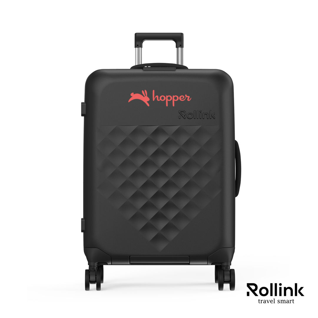 Rollink® Flex 360 Medium Checked 4 Wheel Suitcase
