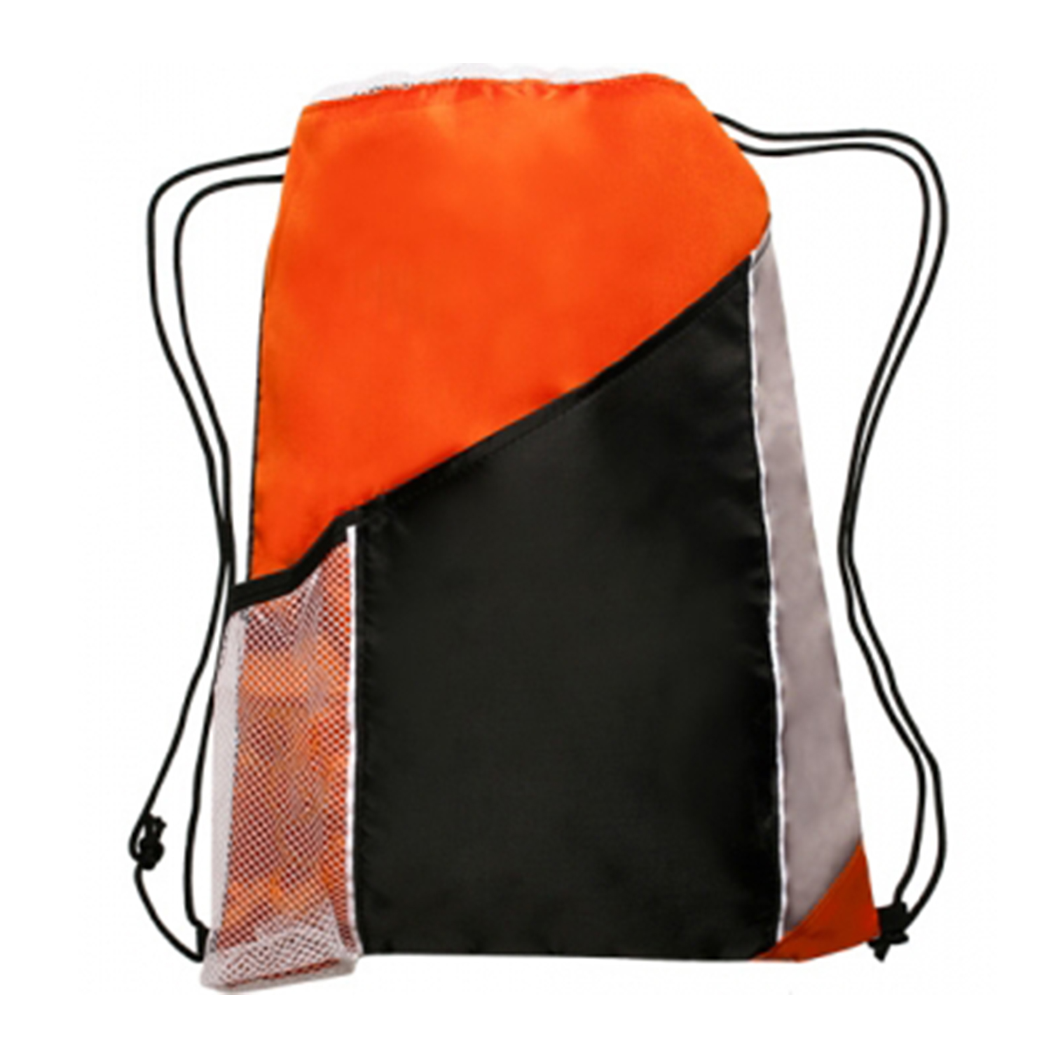 Drawstring Backpack with Side Mesh Pockets 7