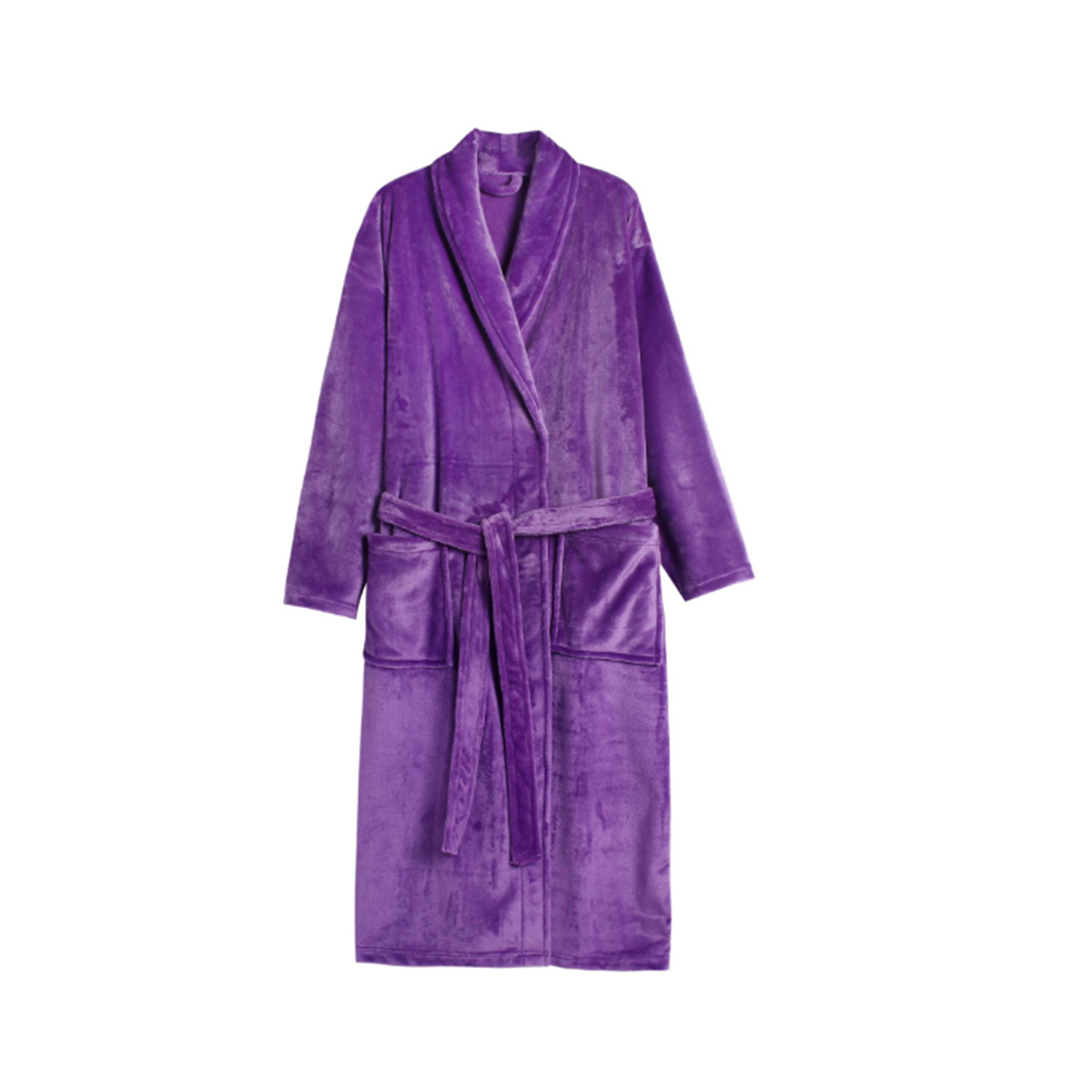 MOQ 25 PCS Soft Long Flannel Nightgown Bathrobe 18