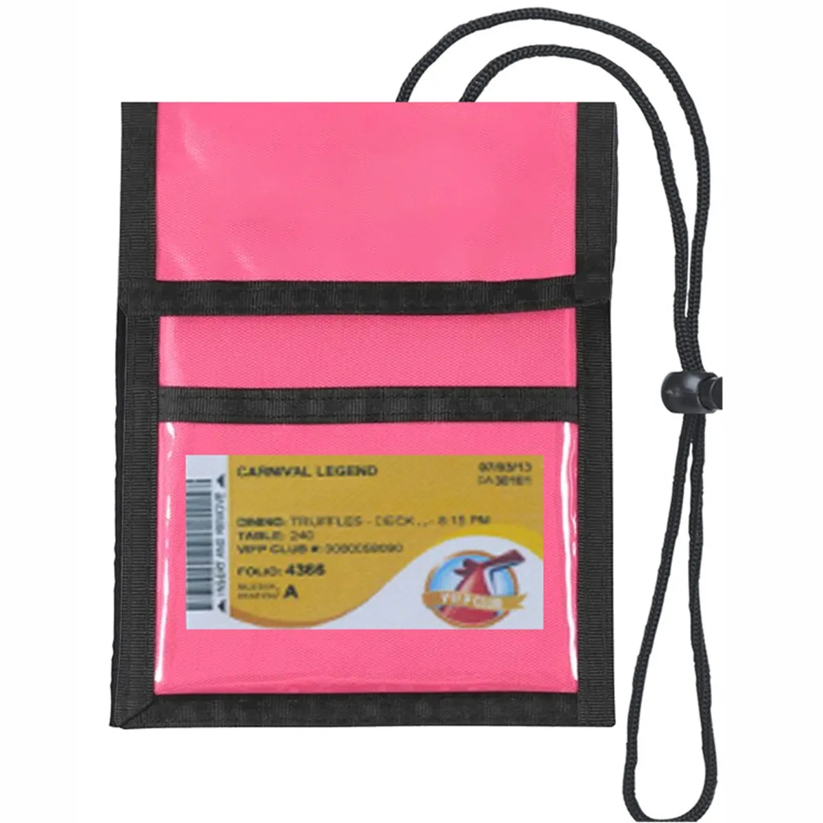 Polyester Lanyard Protector Exhibition Passport Card Holder 7