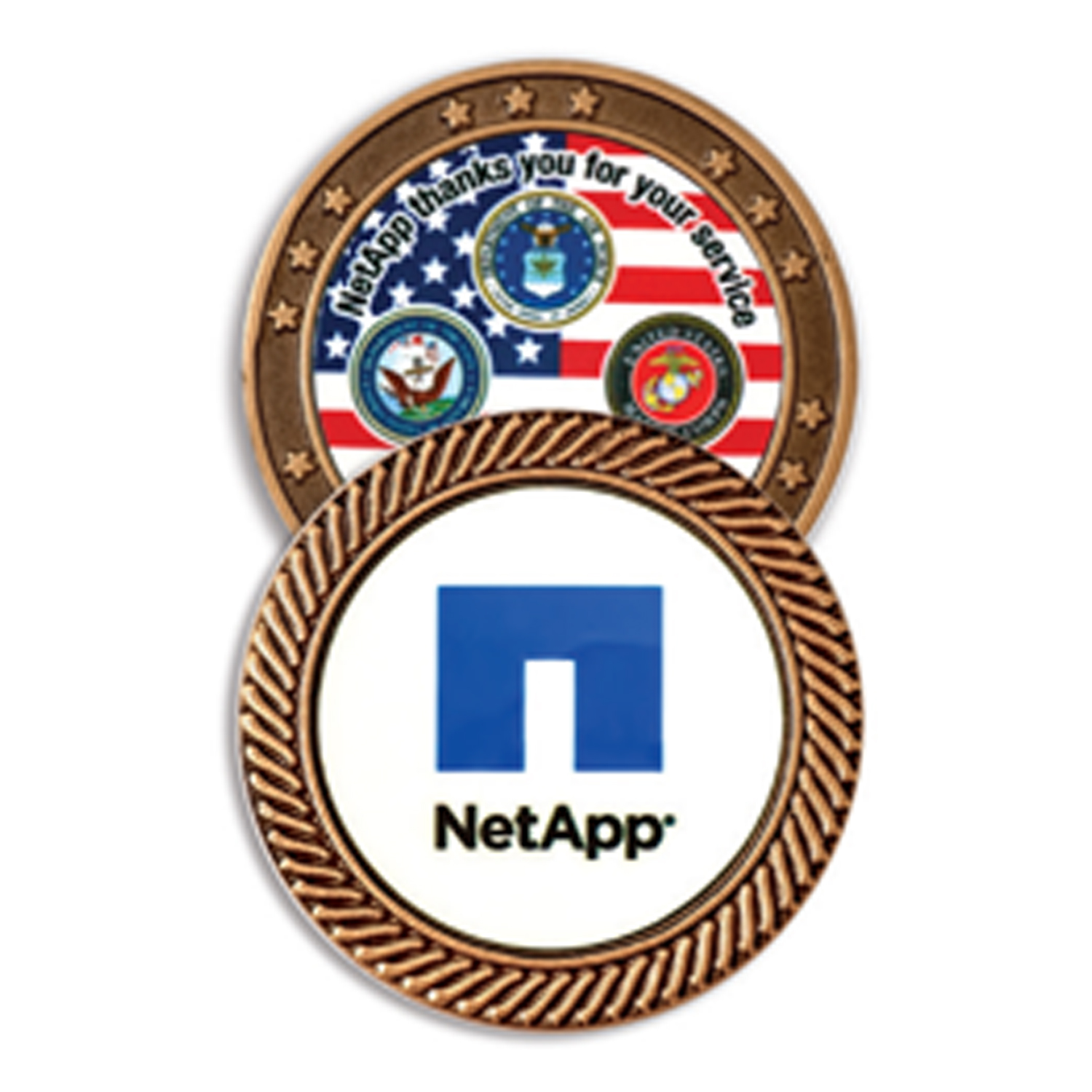 Made In Usa Challenge Coins - 2 Sided 2