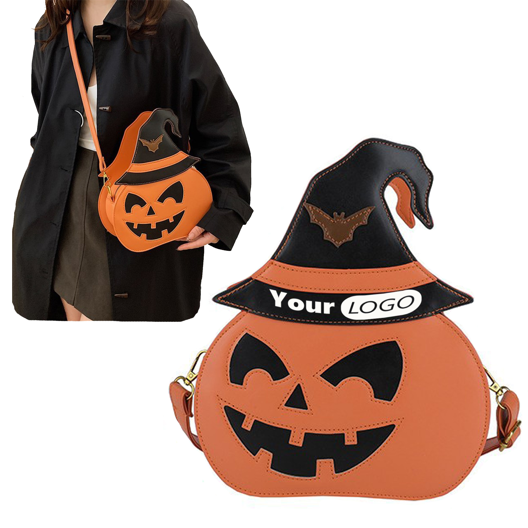 Halloween Pumpkin Shoulder Bag 4