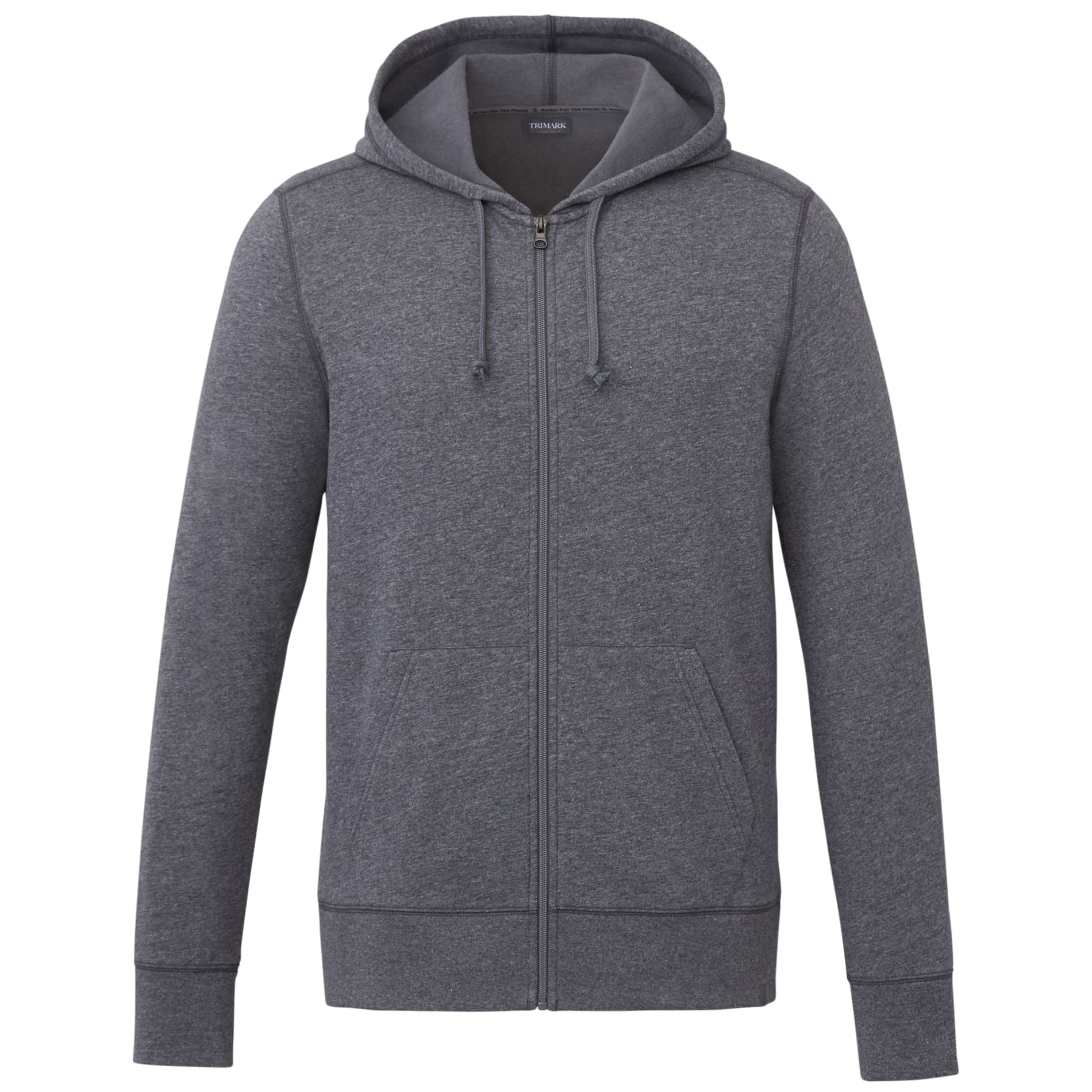 Men's ARGUS Eco Fleece Full Zip Hoody, custom hoodie or sweatshirt with logo imprint 142