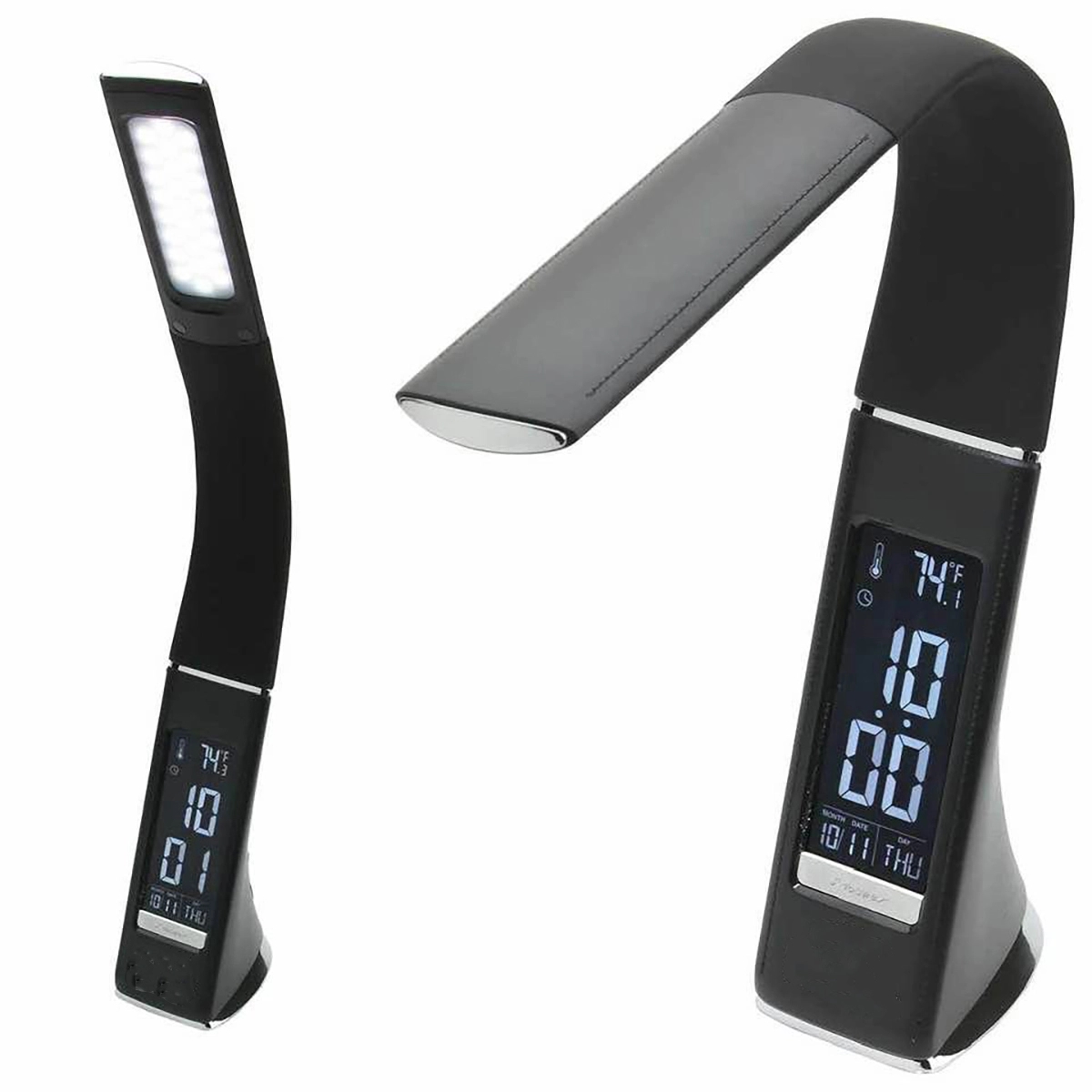 LED Desk Lamp with Smart Features Alarm,Date,Temperature 3