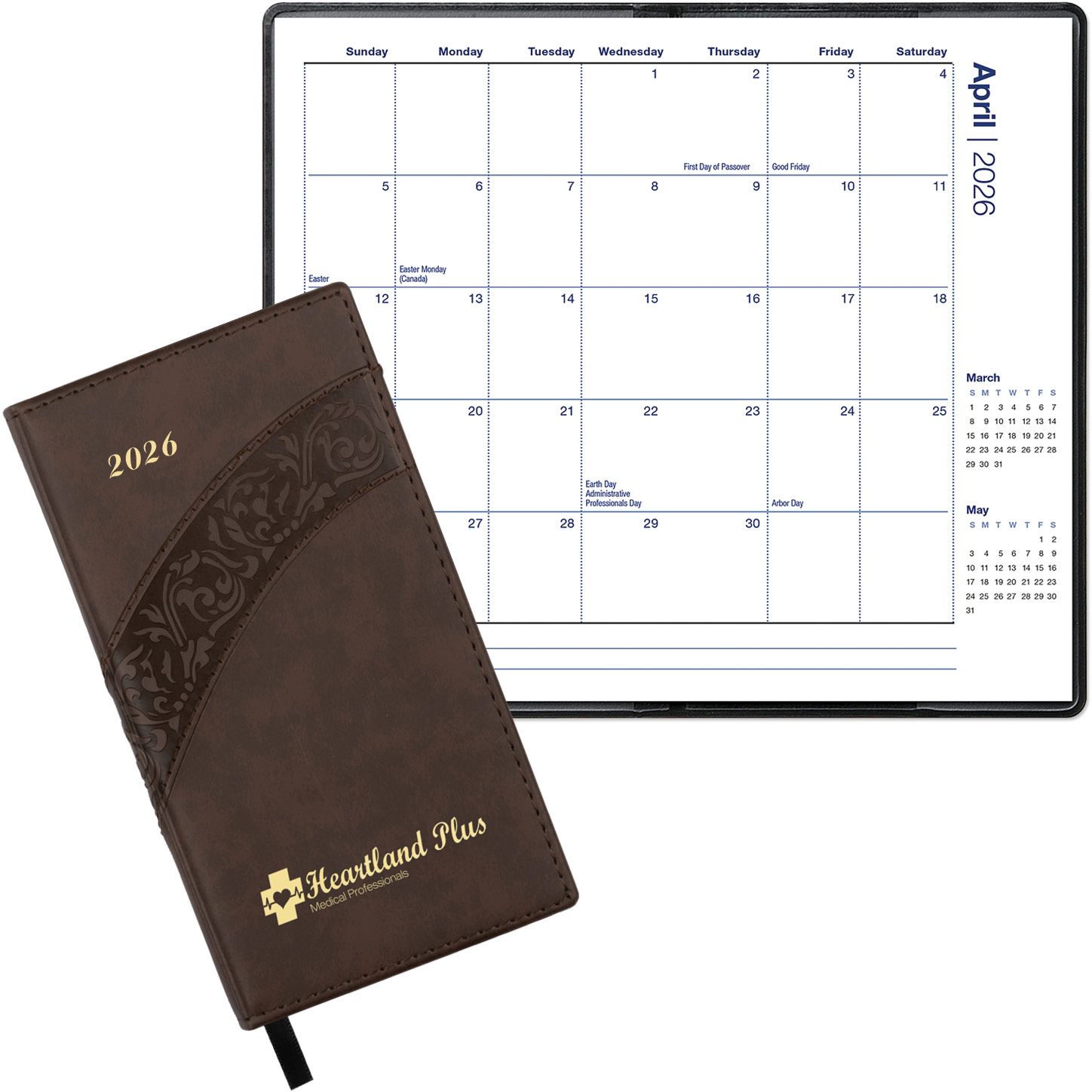 TUSCANY CLASSIC MONTHLY POCKET CALENDAR 14