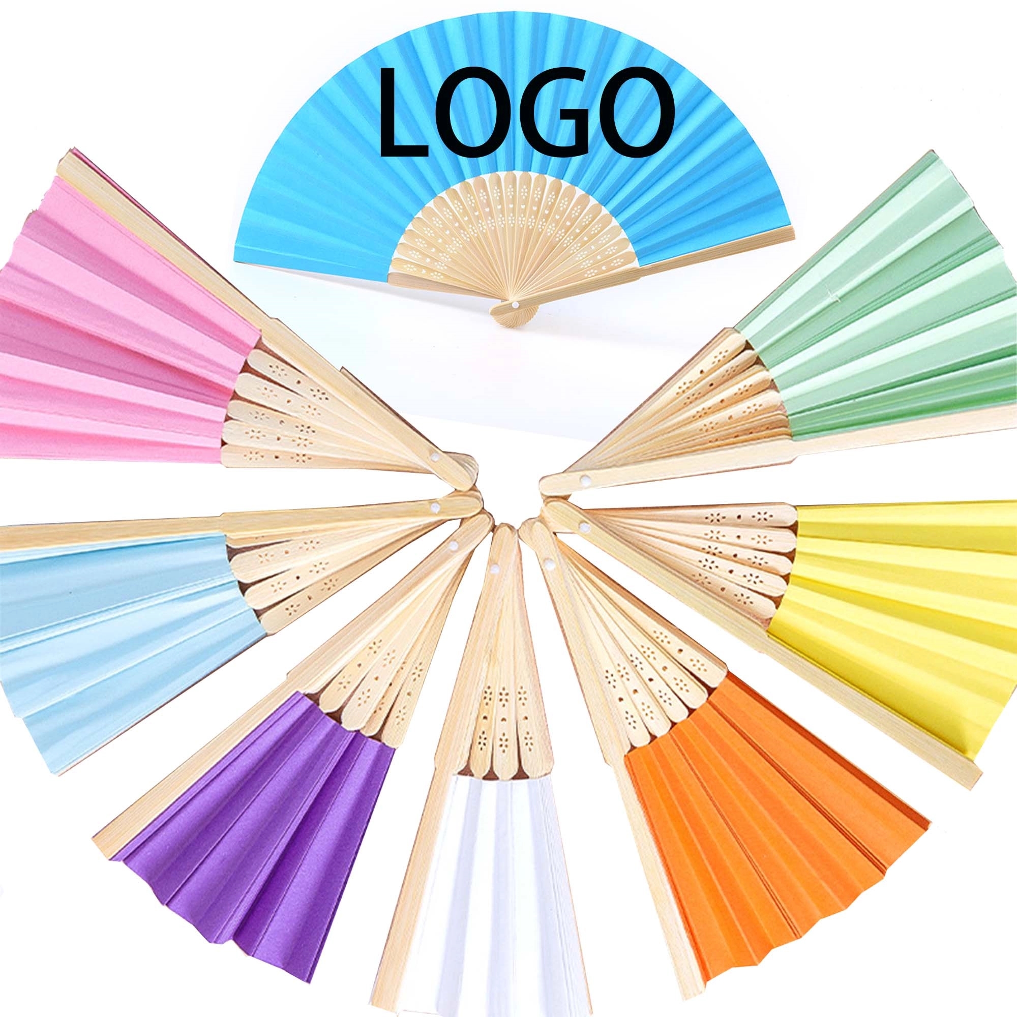 Bamboo Foldable Paper Fan