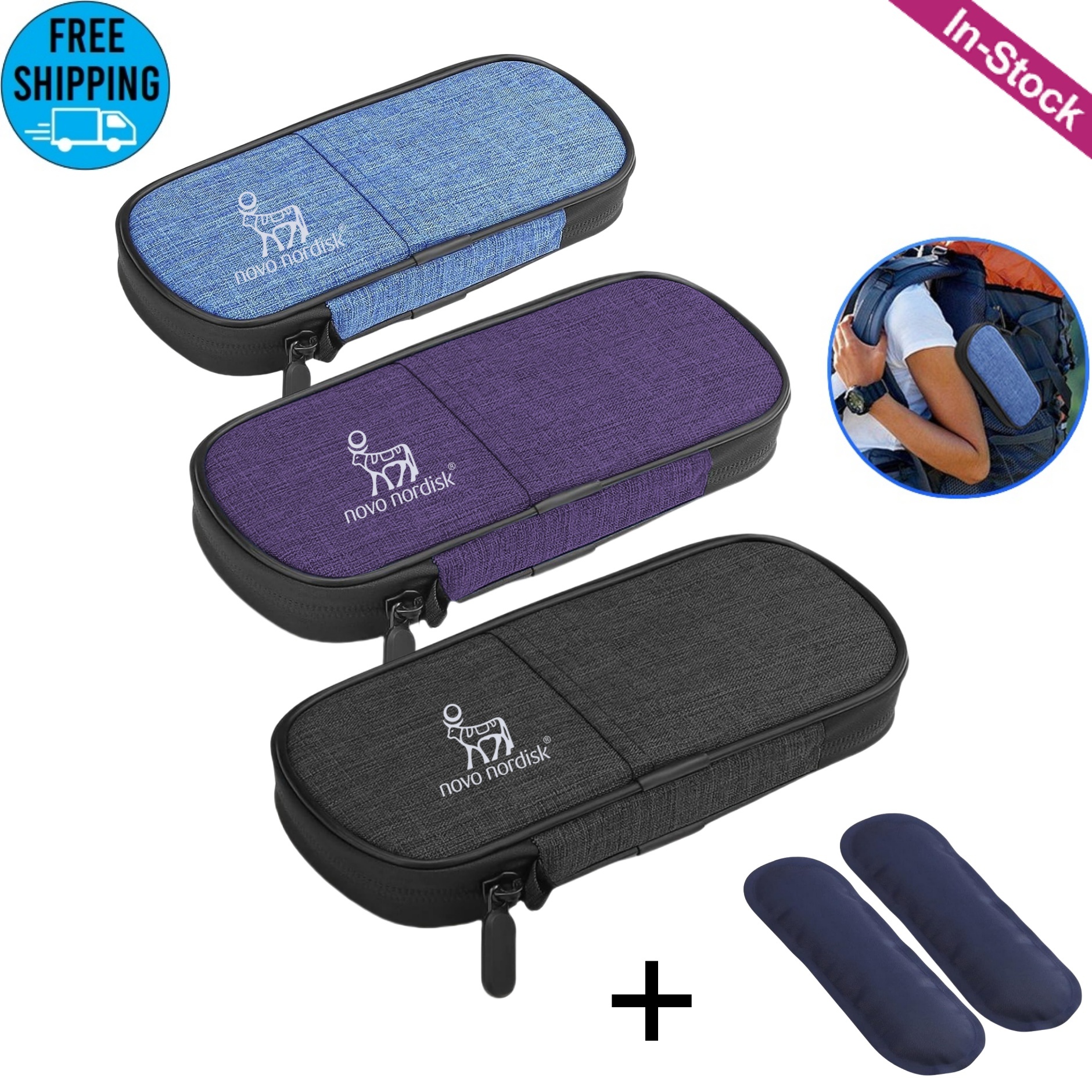 Diabetic Medication Organizer with 2 Ice Packs 3