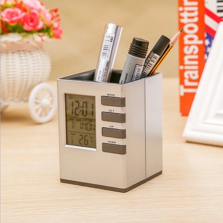 Multifunction Desktop Companion with LCD Alarm Clock 2