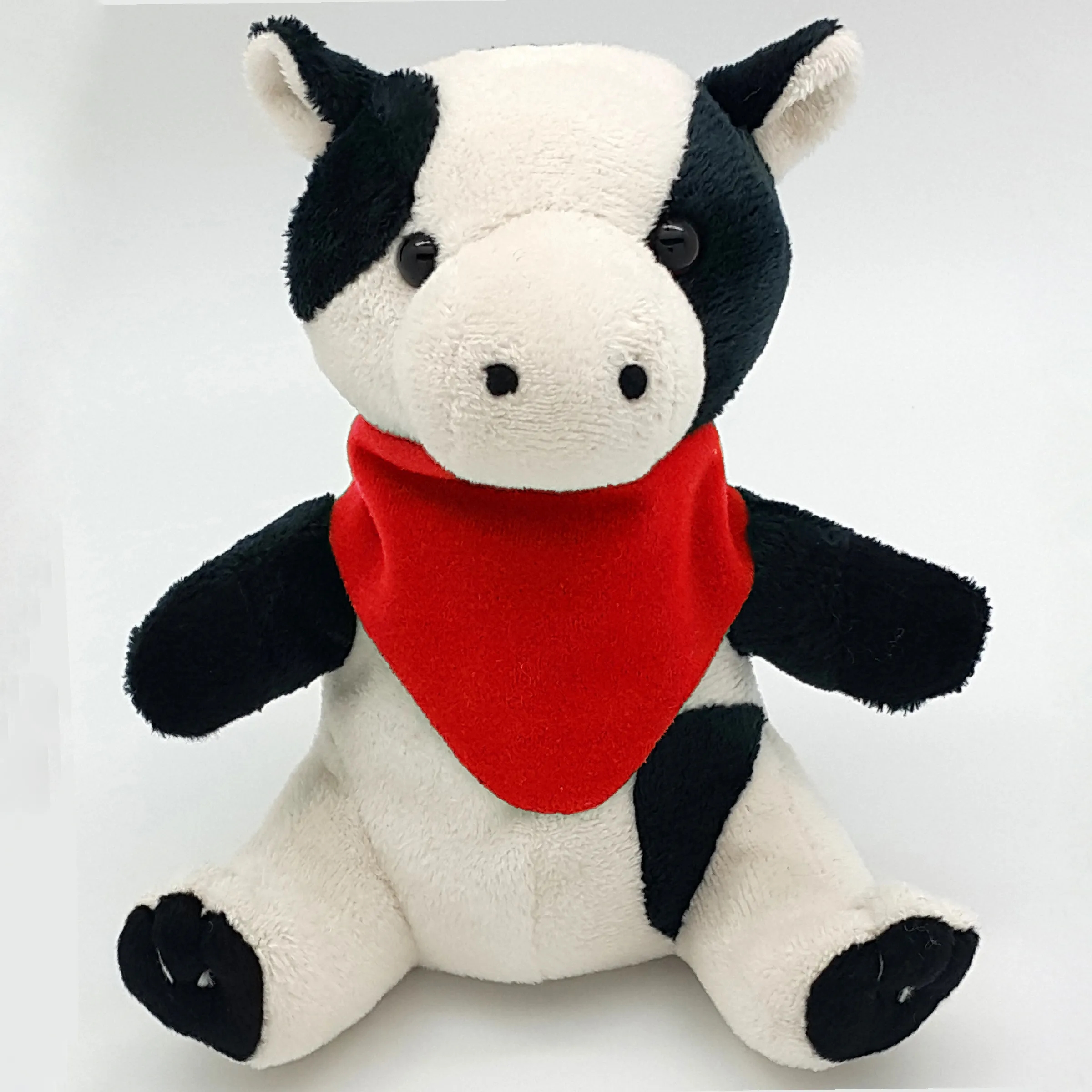 6" Beanie Cow with Embroidered Eyes 8